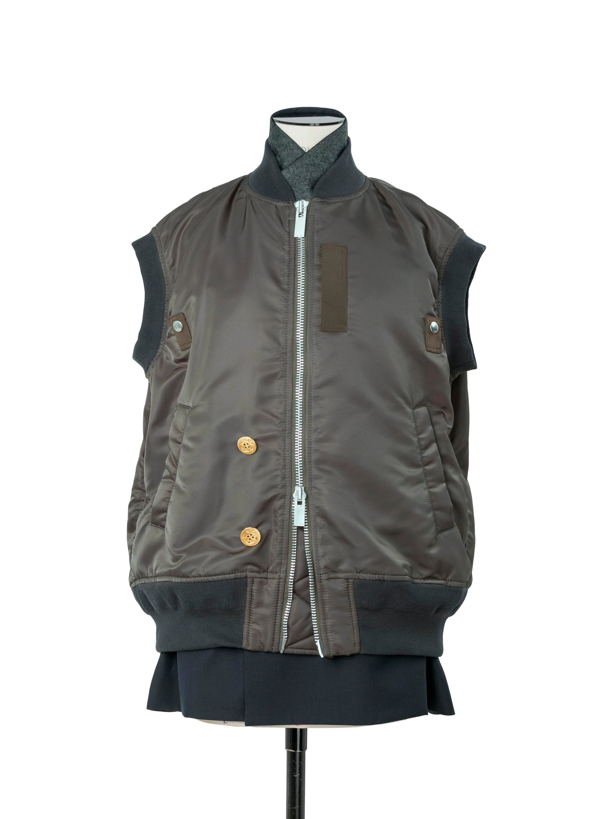 Nylon Twill x Suiting Vest