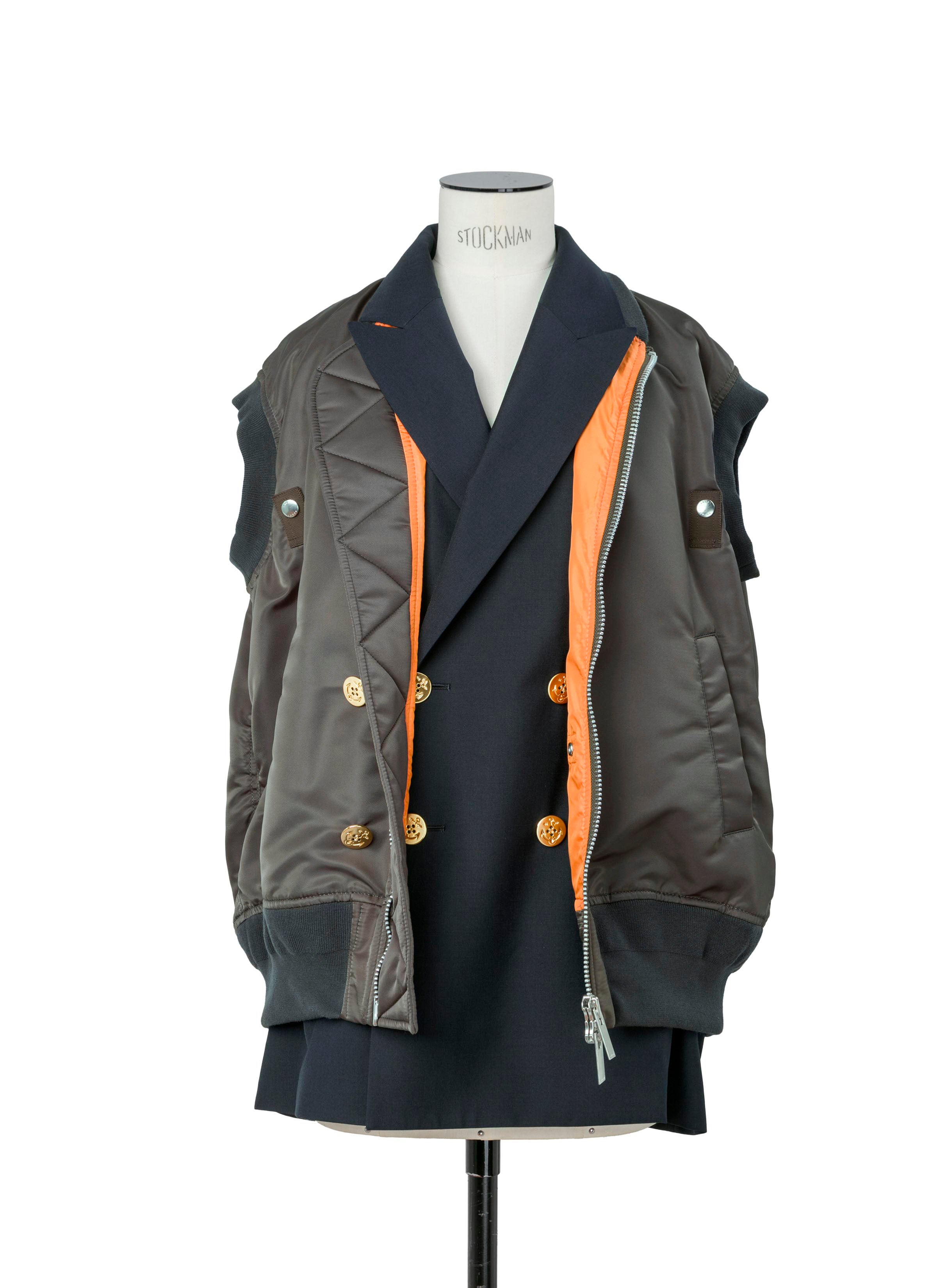 Nylon Twill x Suiting Vest