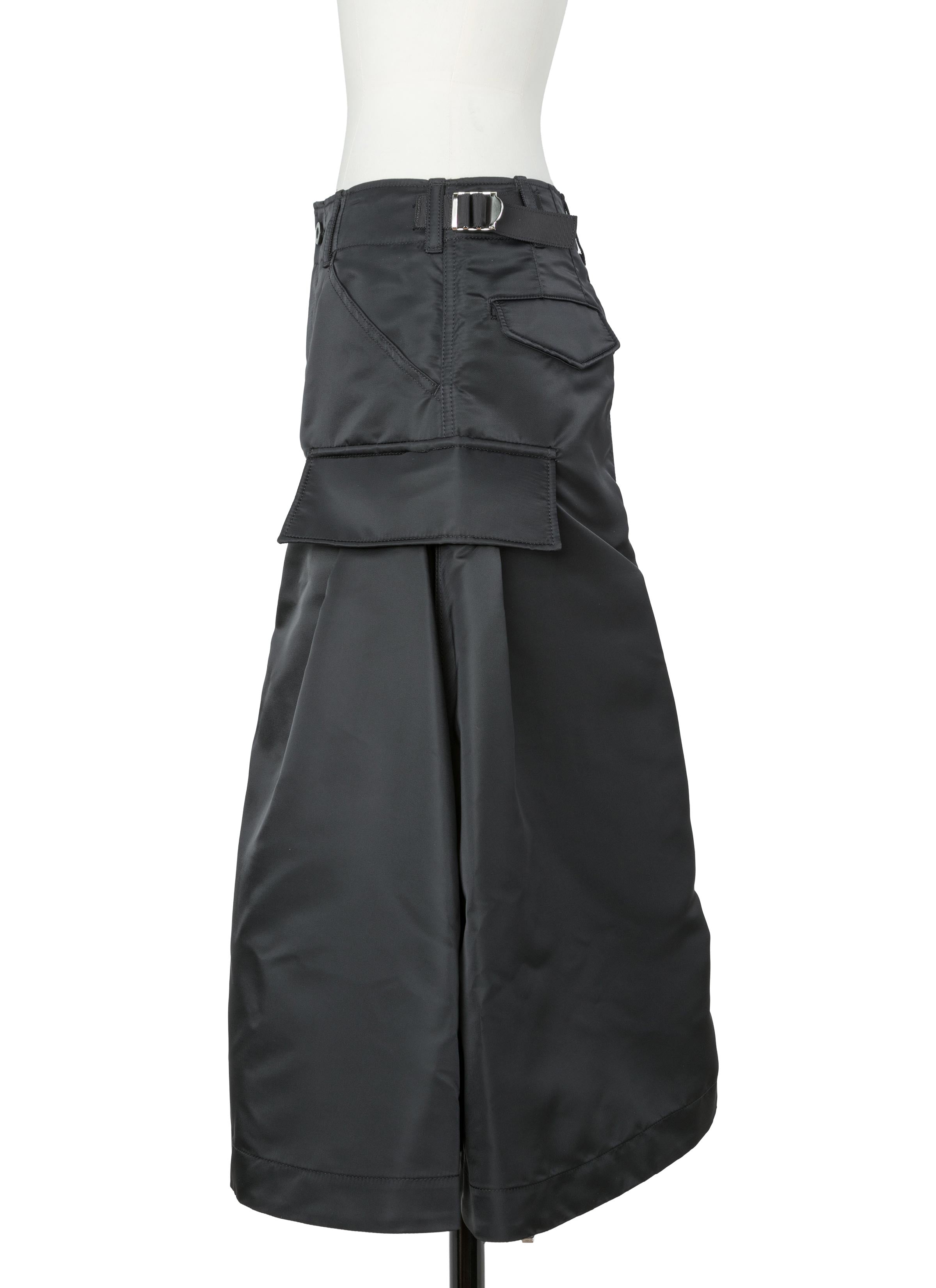 Nylon Twill Skirt