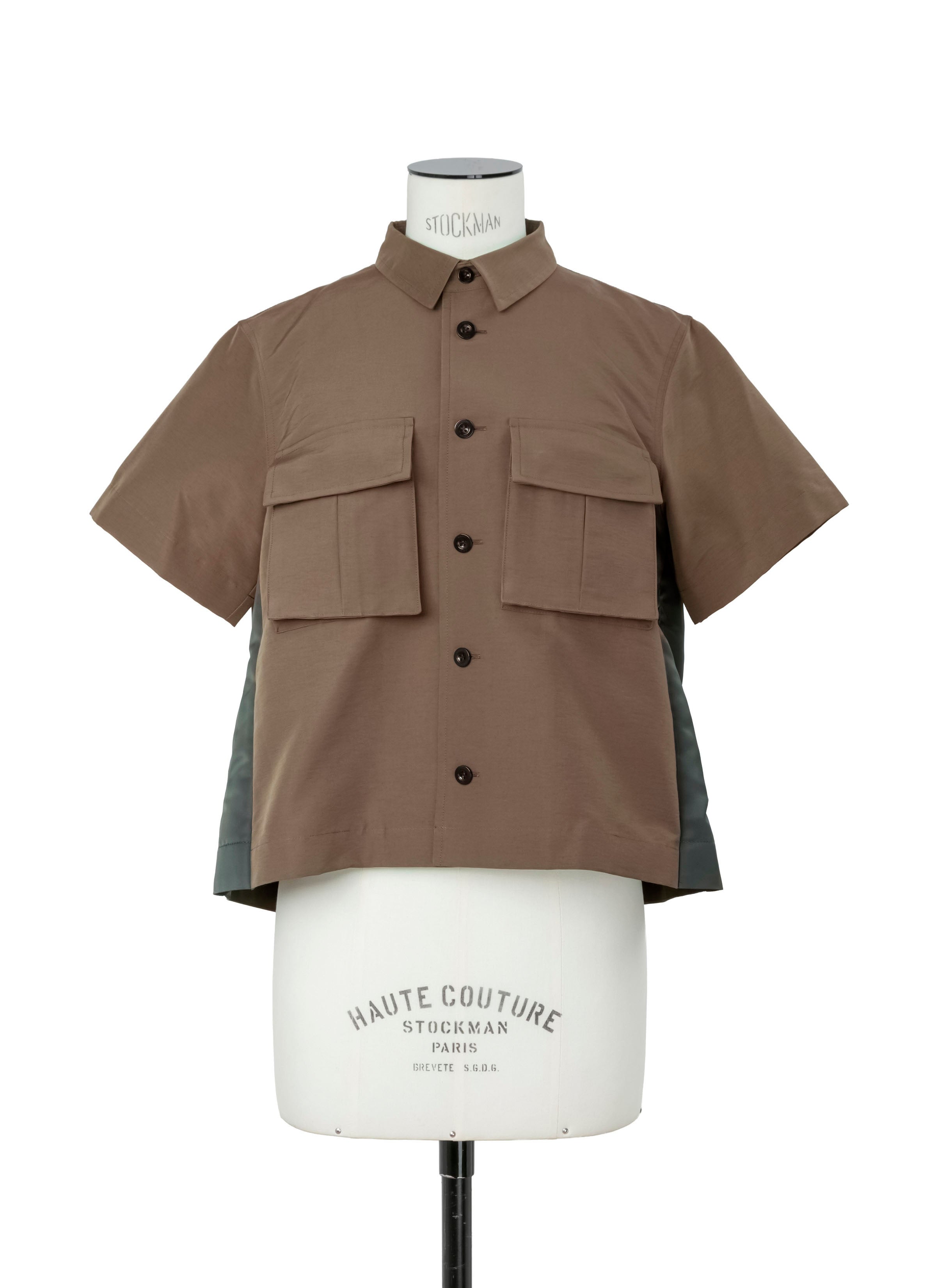 Grosgrain x Nylon Twill Shirt