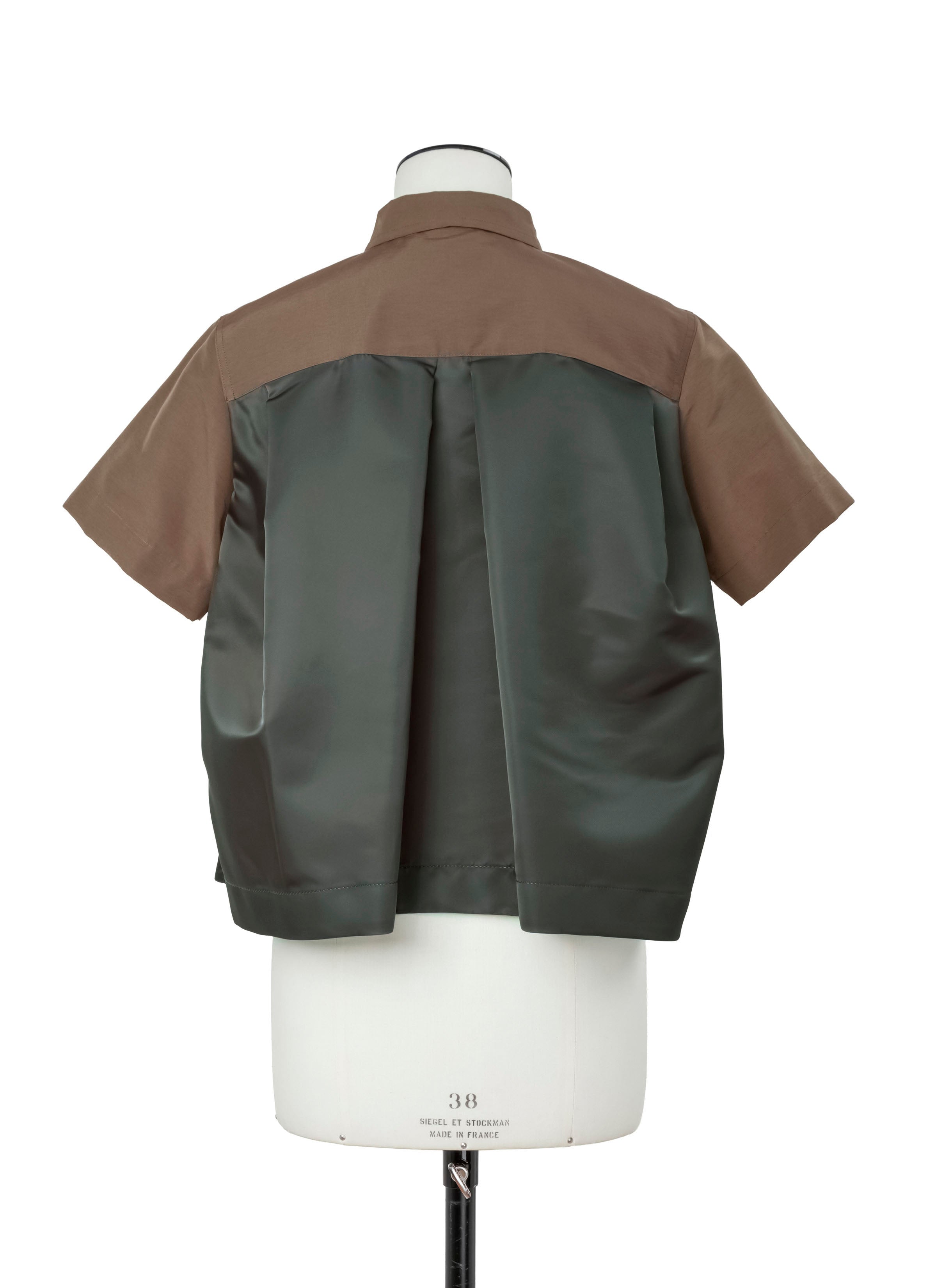 Grosgrain x Nylon Twill Shirt