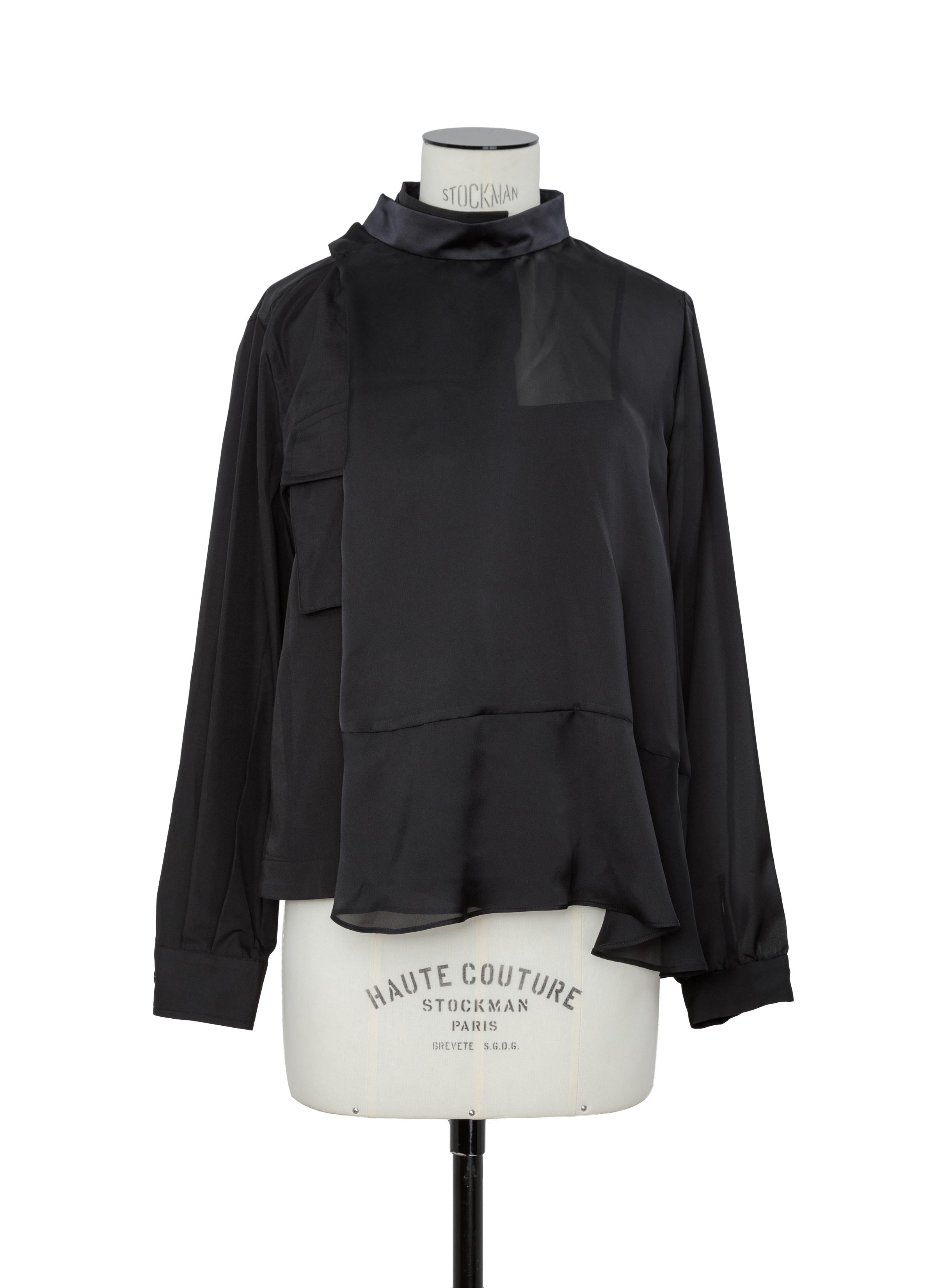 Poplin x Satin Blouse