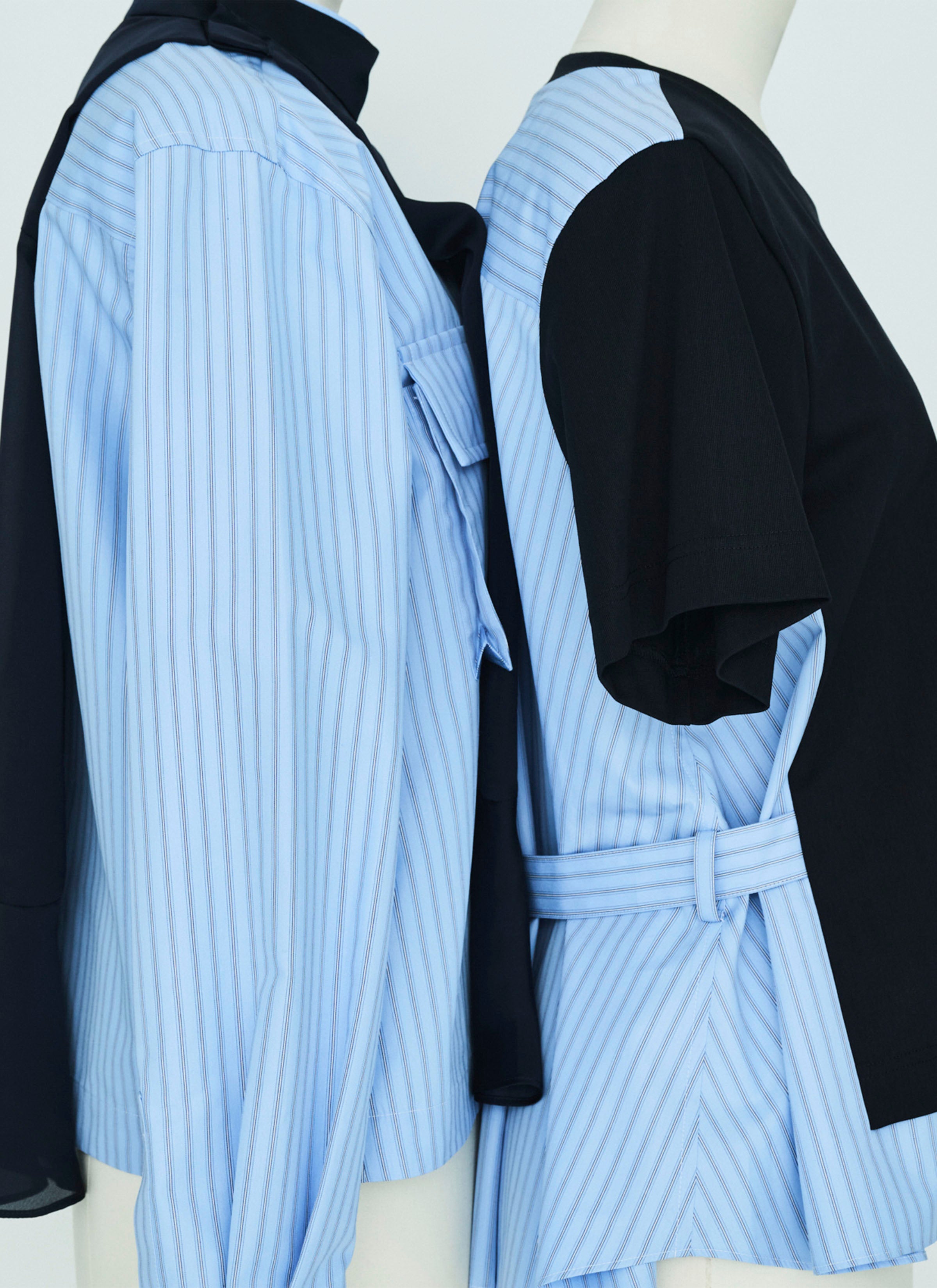 Poplin x Satin Blouse