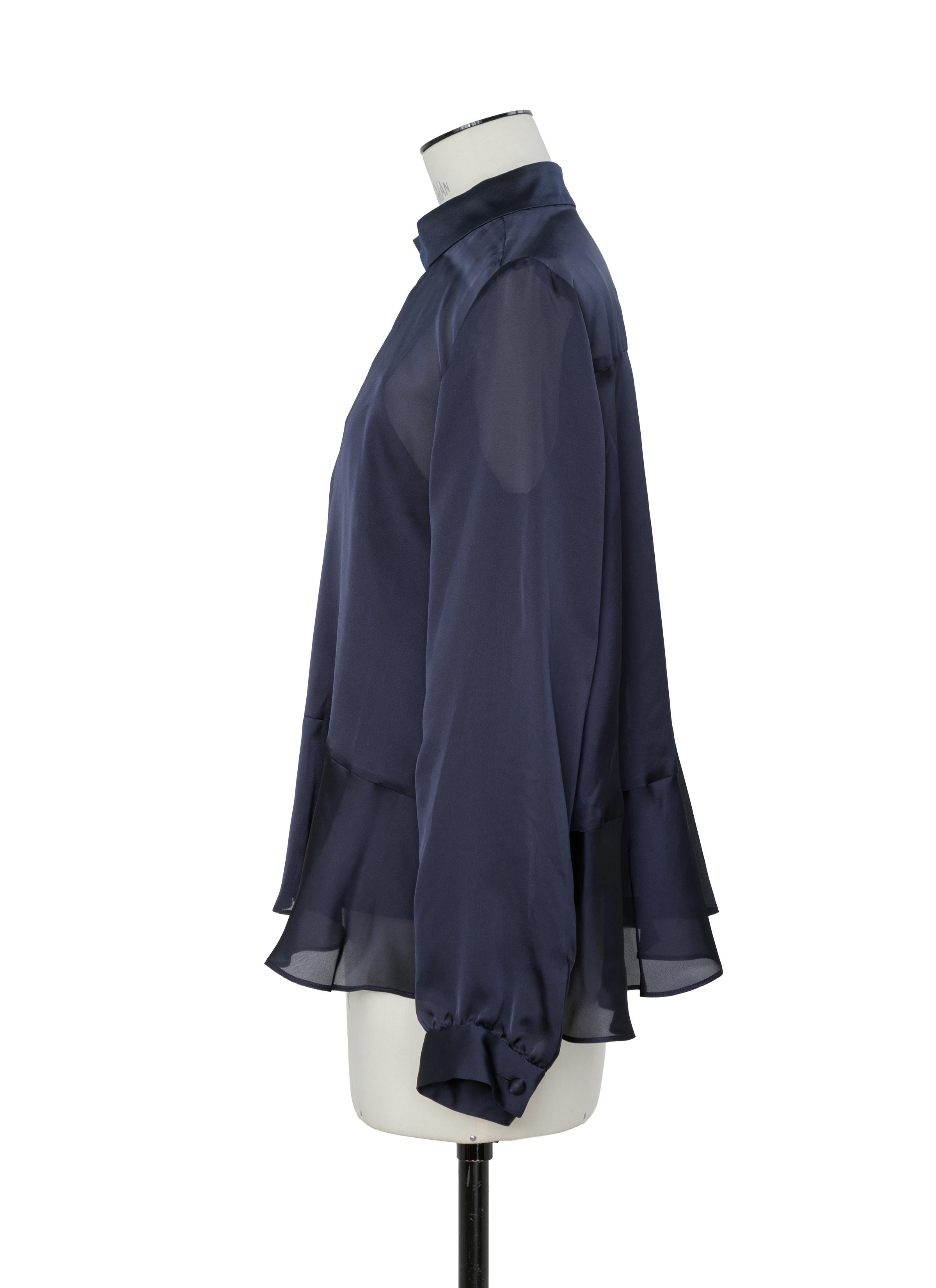 Poplin x Satin Blouse