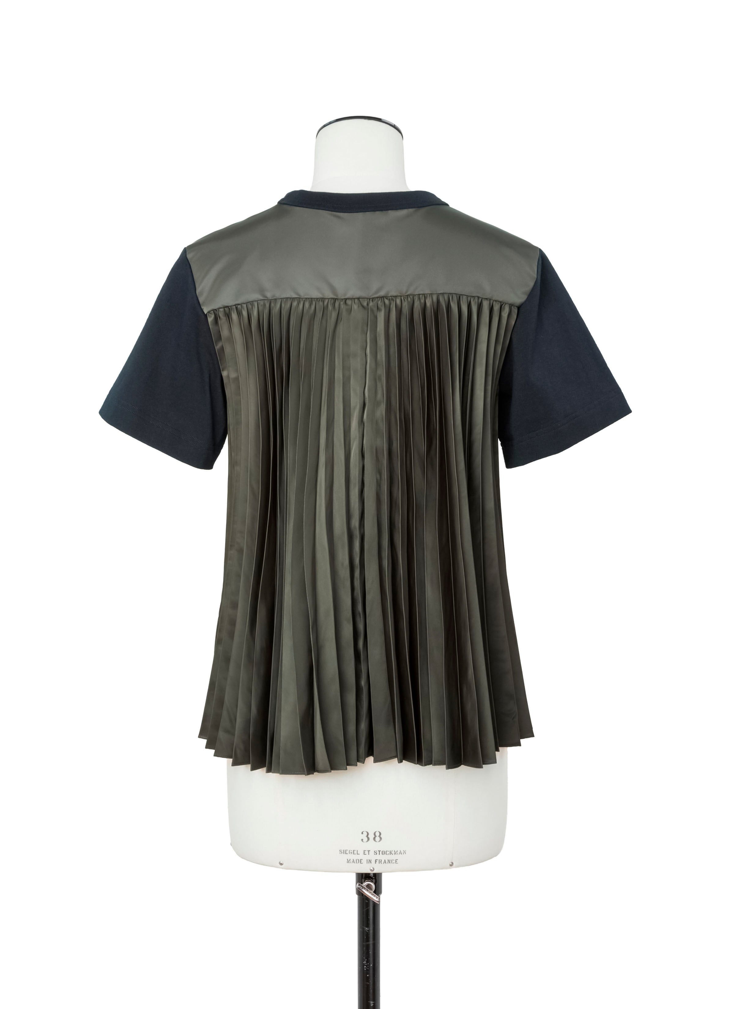Nylon Twill x Cotton Jersey T-Shirt