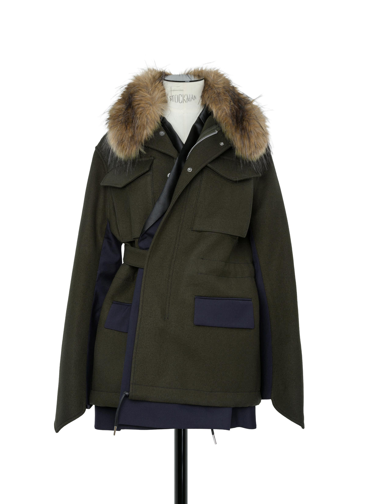 Wool Melton x Suiting Jacket