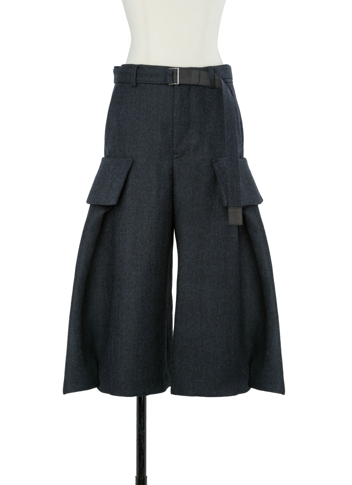 Double-Faced Herringbone Pants