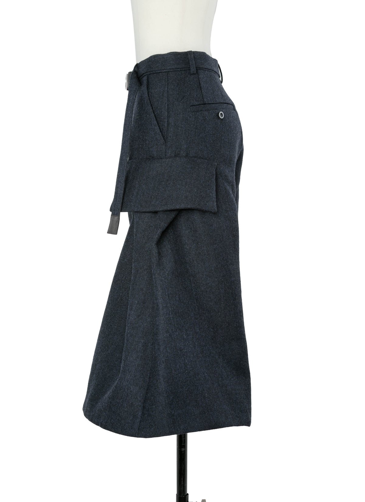 Double-Faced Herringbone Pants