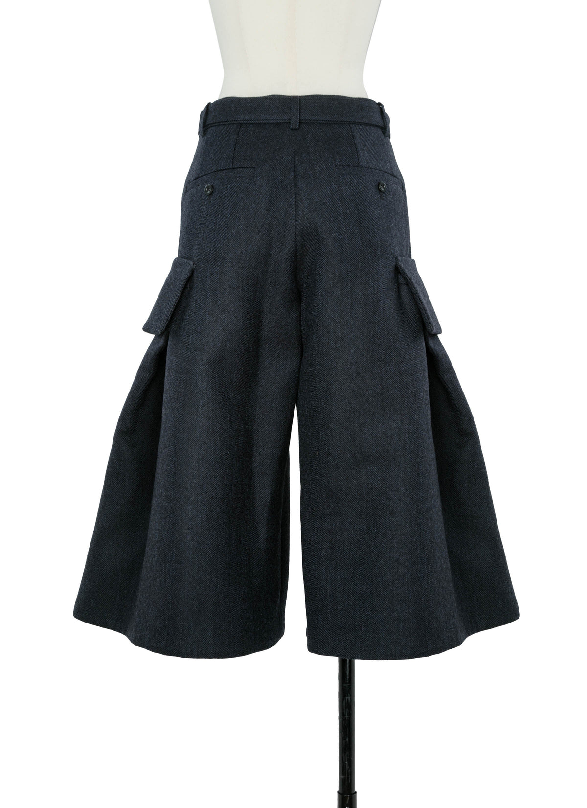 Double-Faced Herringbone Pants