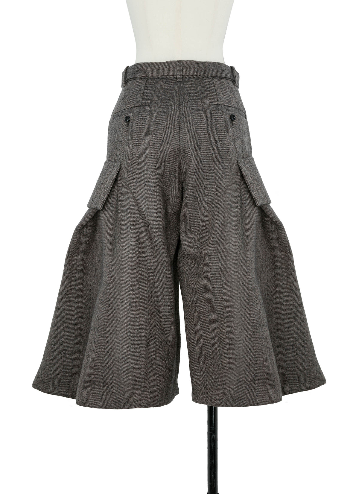 Double-Faced Herringbone Pants