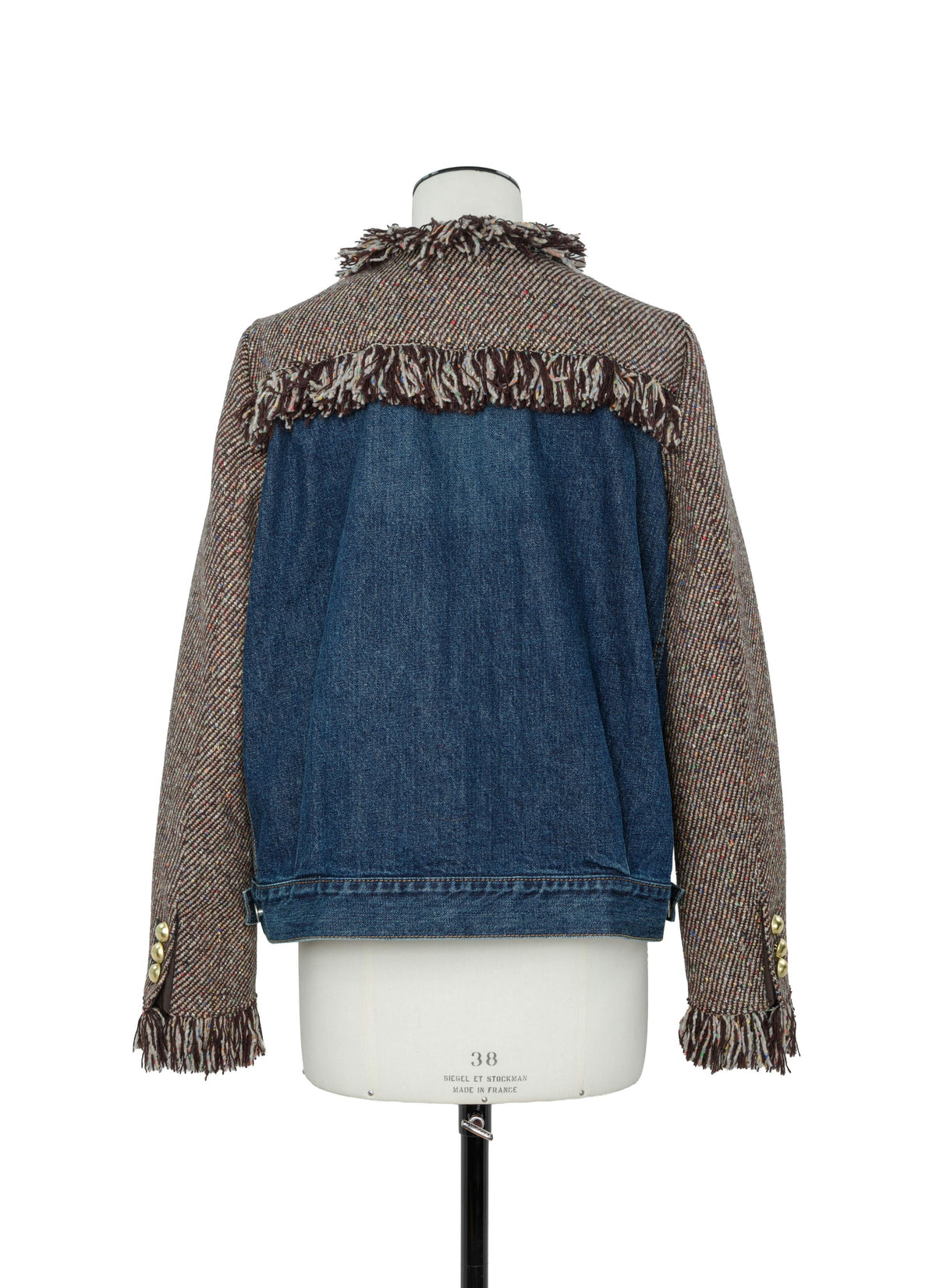Nep Tweed x Denim Jacket