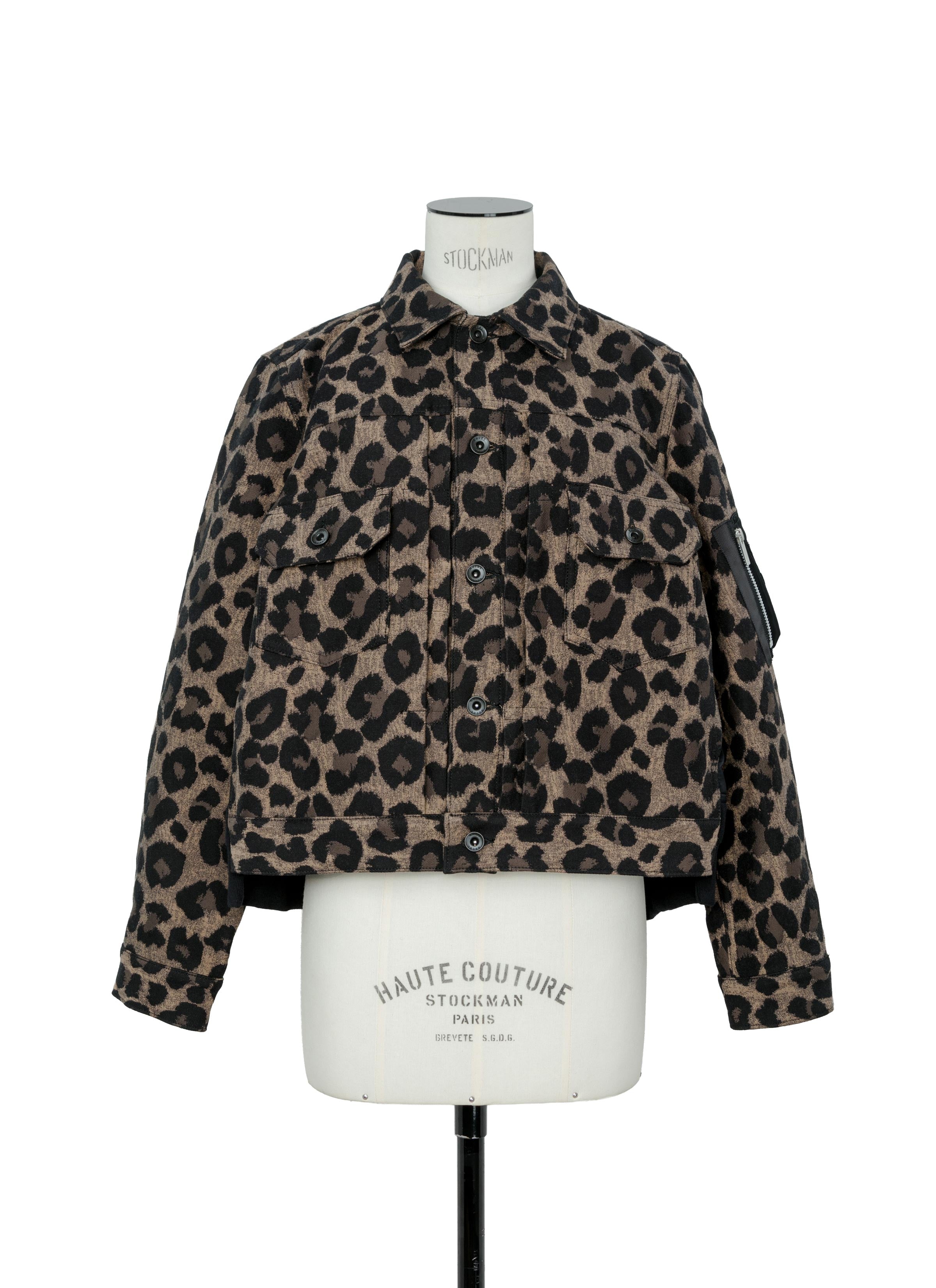 Leopard x Nylon Twill Jacket | sacai Official Store サカイ