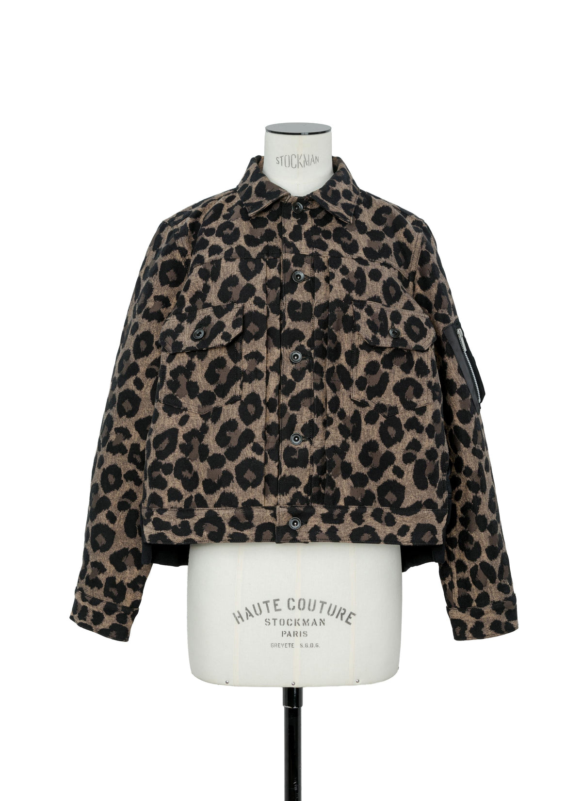 Leopard x Nylon Twill Jacket