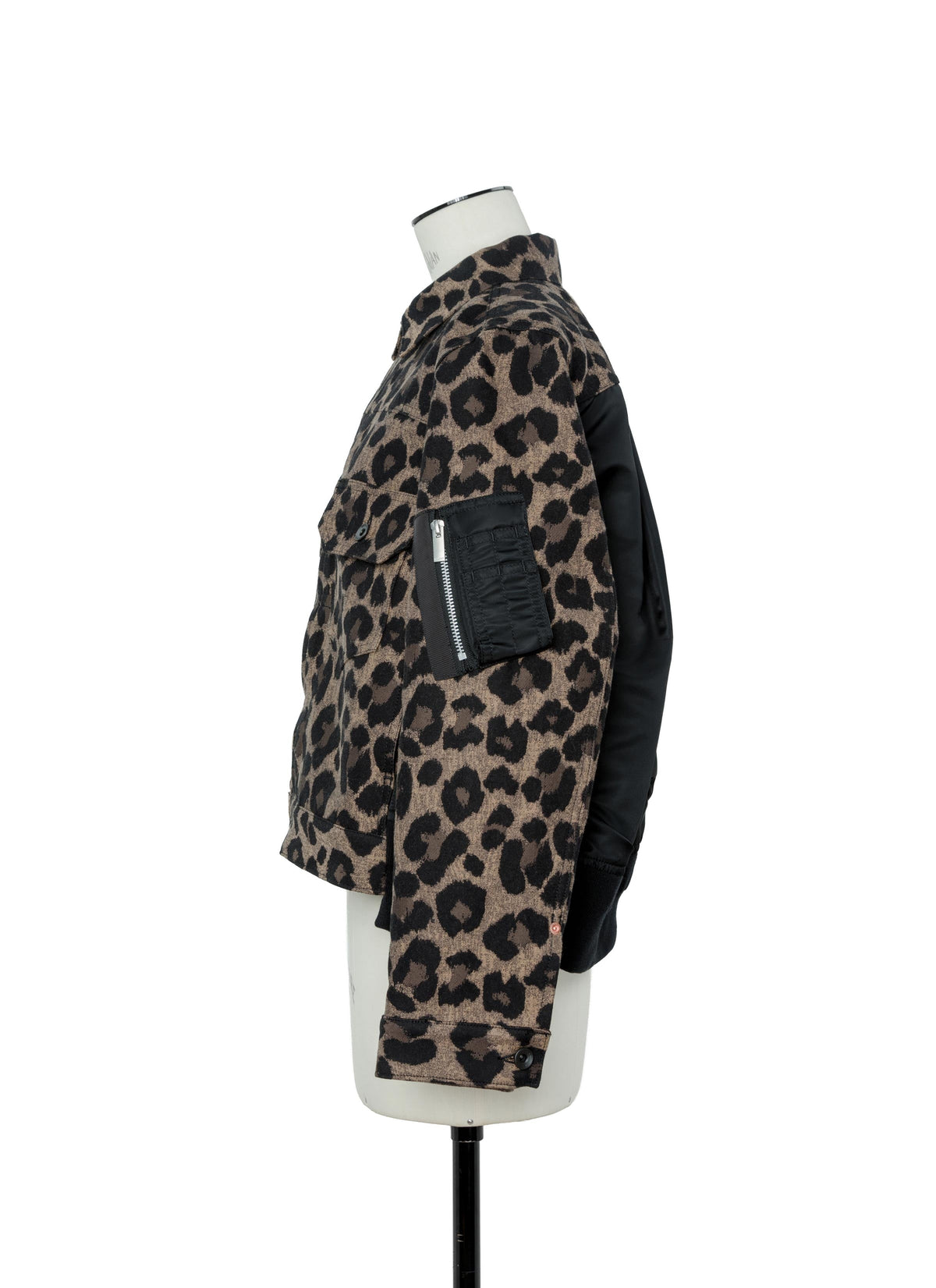 Leopard x Nylon Twill Jacket