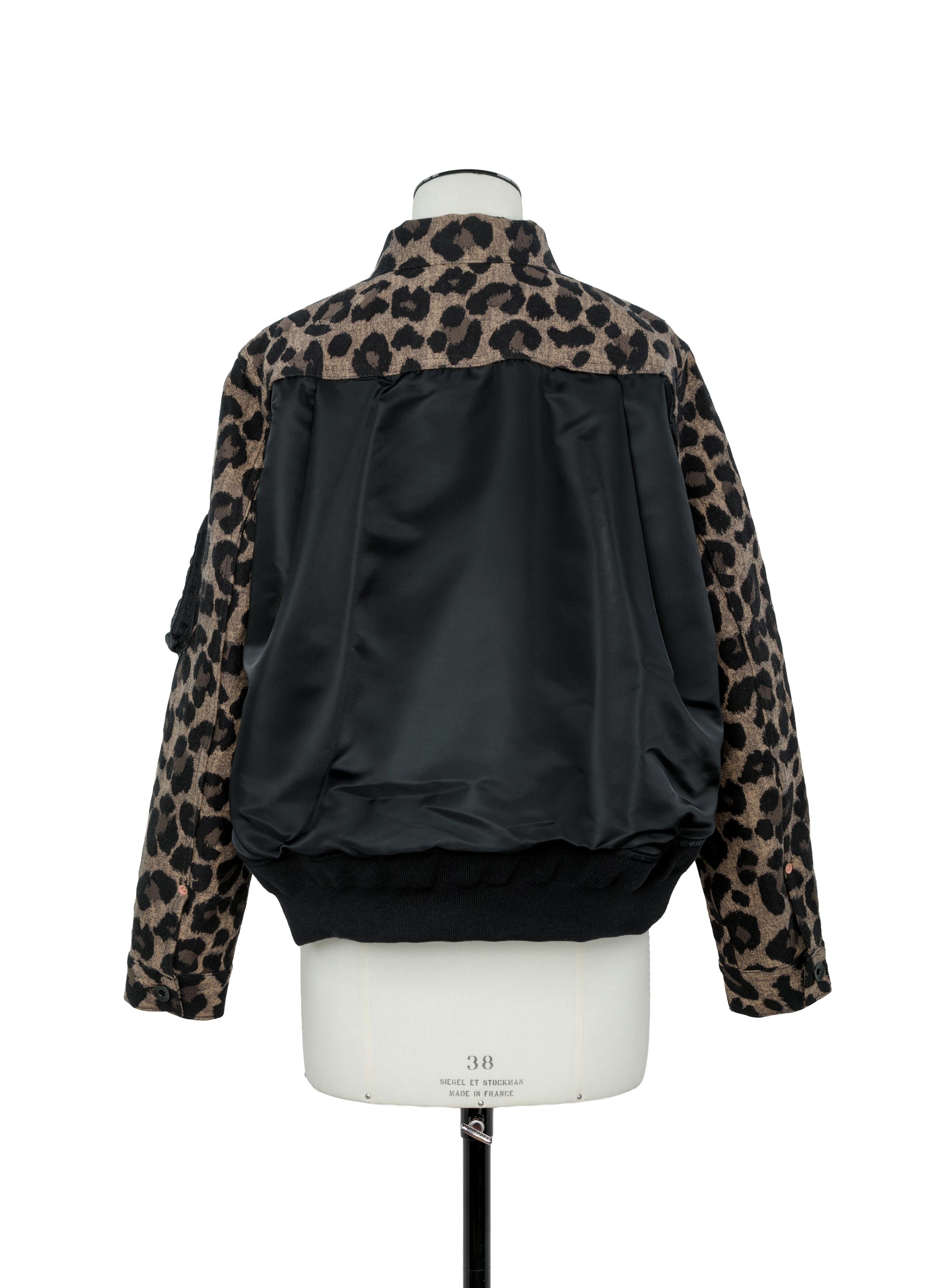 Leopard x Nylon Twill Jacket | sacai Official Store サカイ