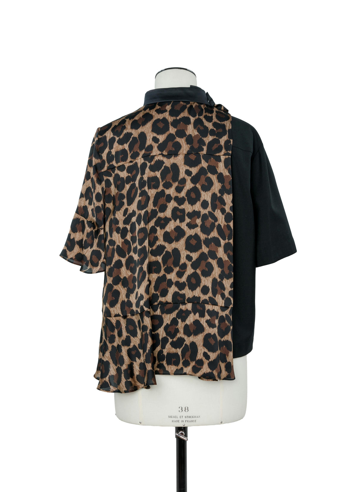 Leopard x Suiting Blouse