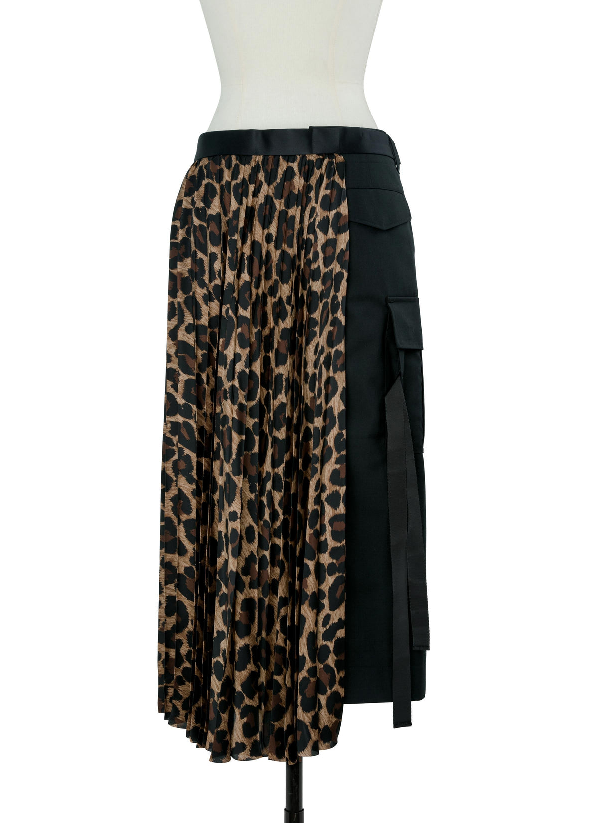 Leopard x Suiting Skirt