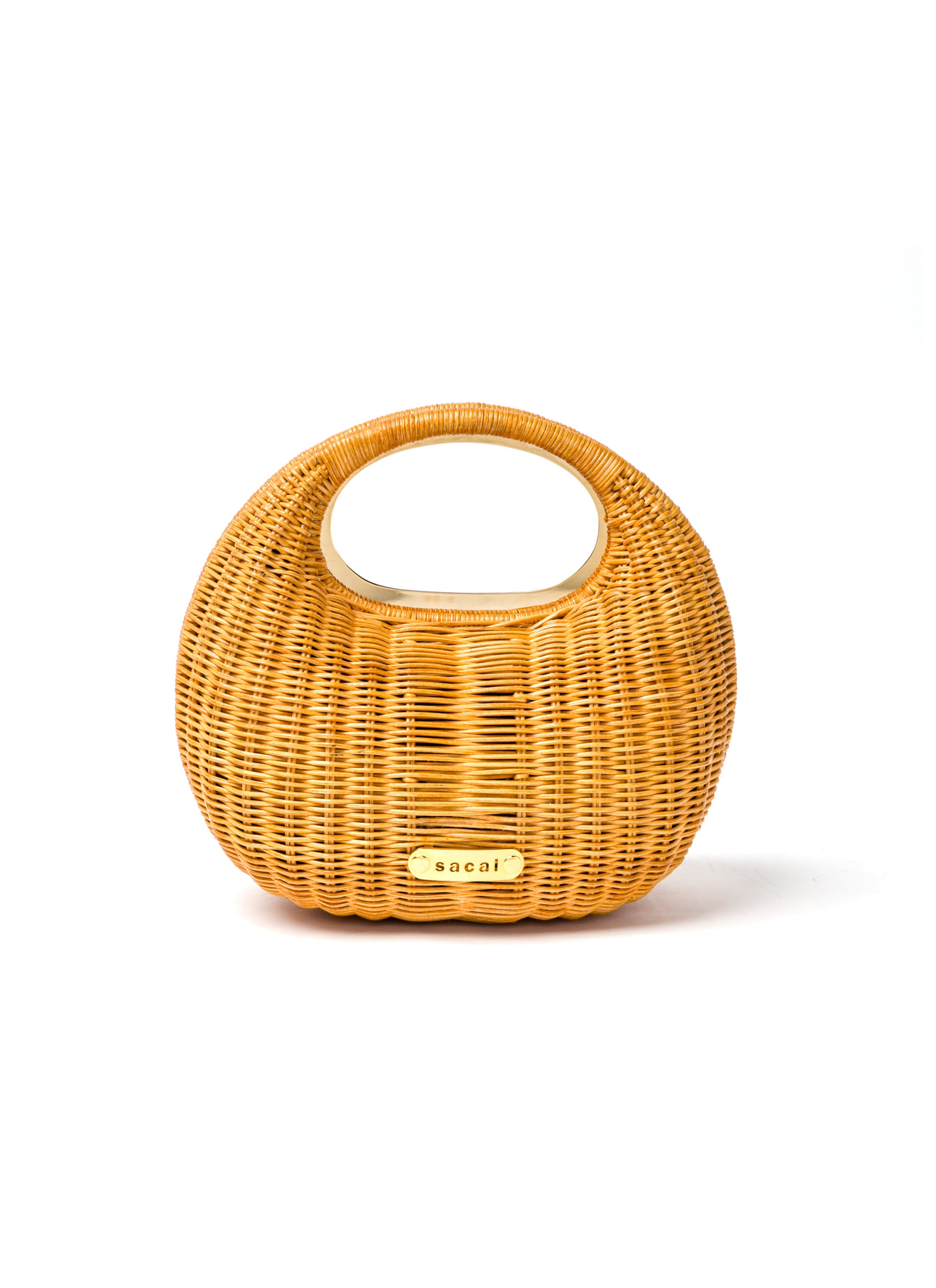 Rattan Round Bag