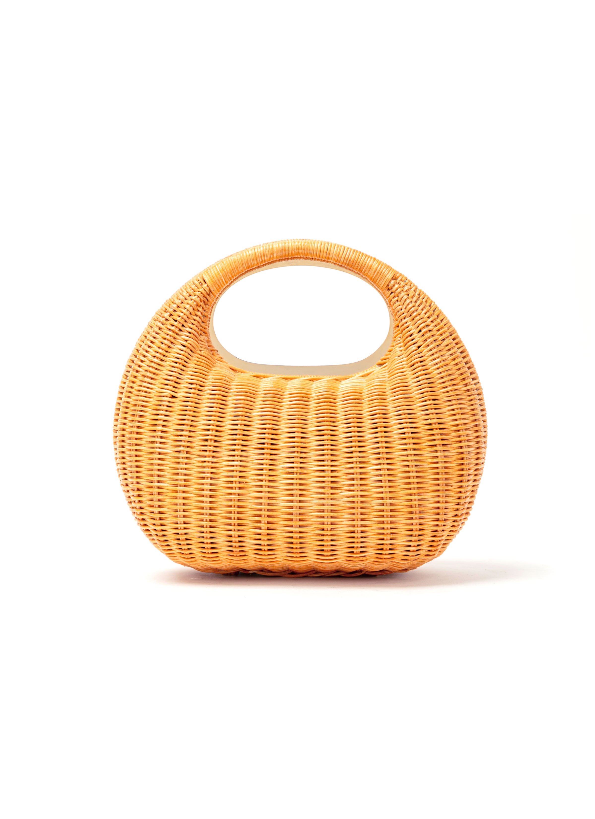 Rattan Round Bag