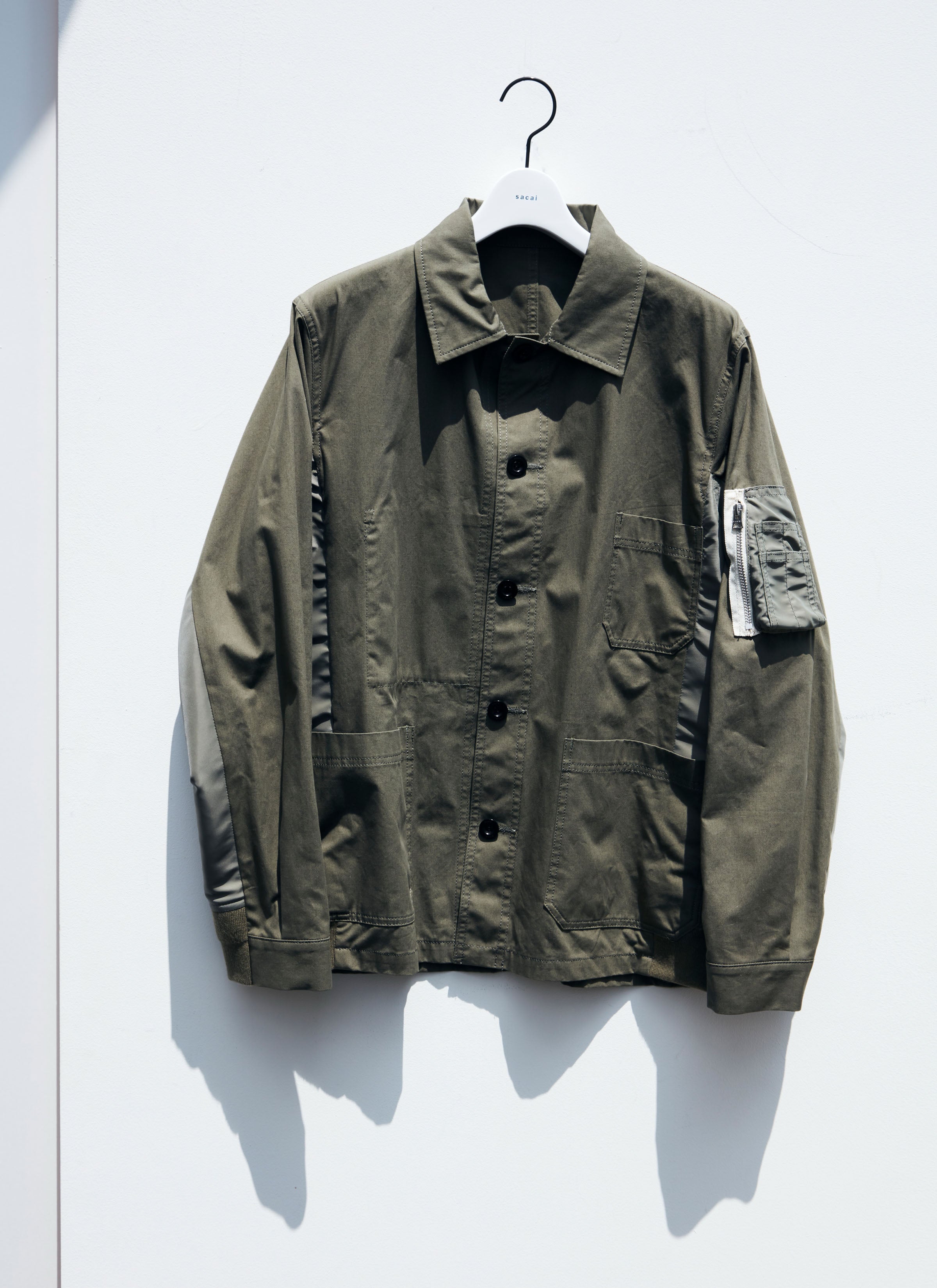 Cotton Nylon Oxford Jacket