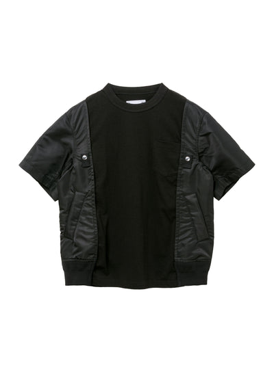 Nylon Twill x Cotton Jersey T-Shirt | sacai Official Store サカイ 