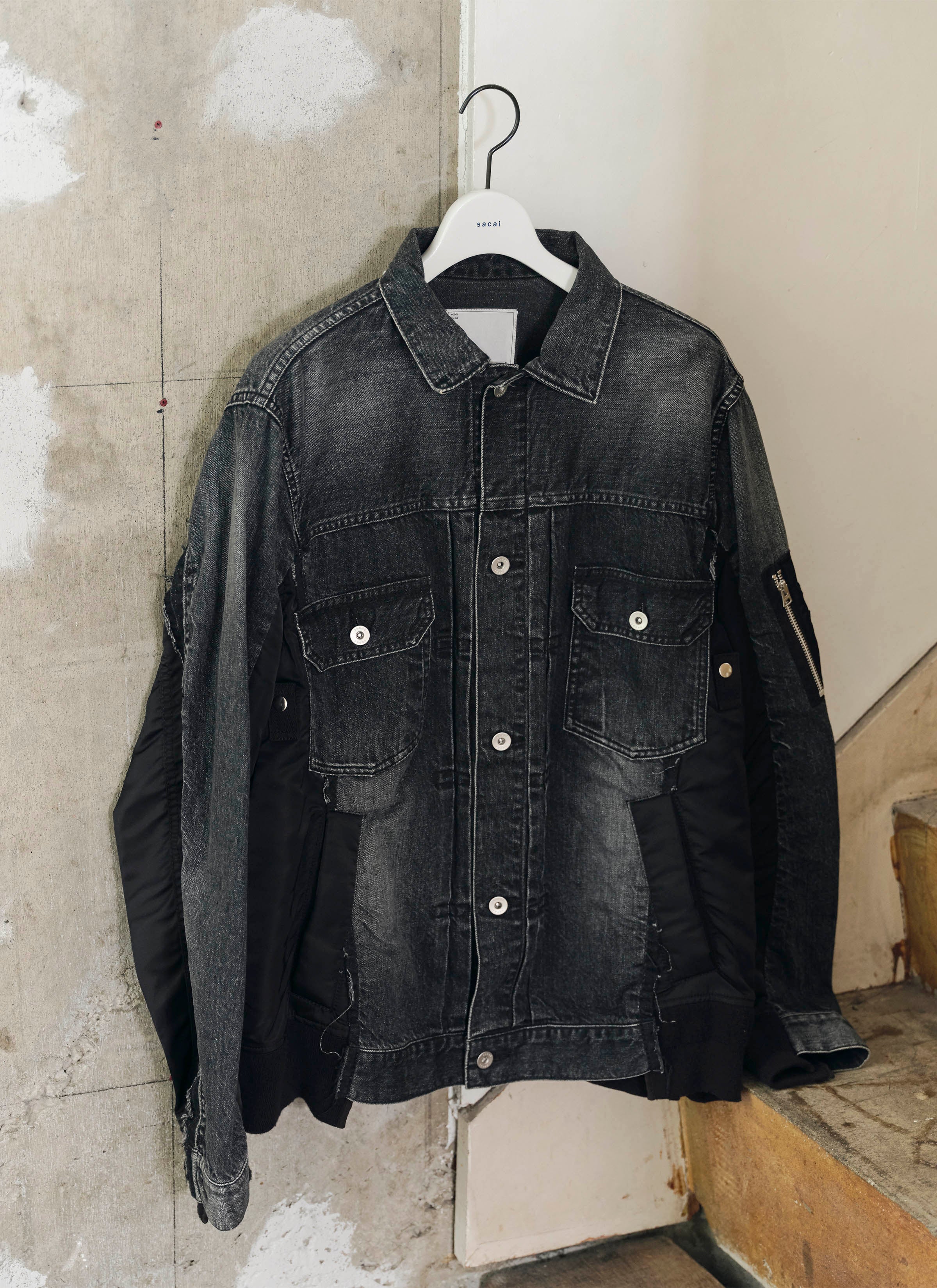 Denim x Nylon Twill Jacket | sacai Official Store サカイ オフィシャル
