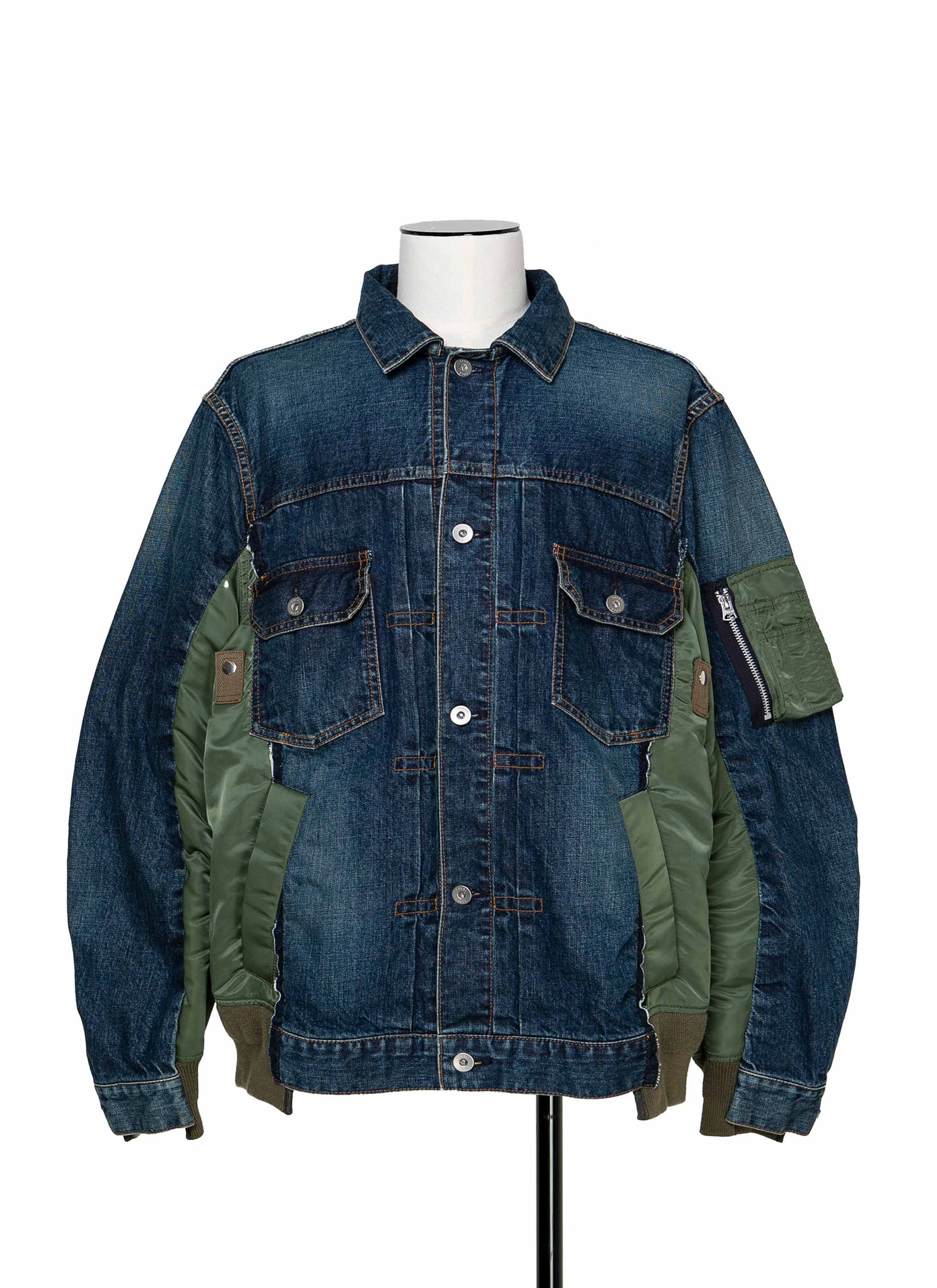 Denim x Nylon Twill Jacket | sacai Official Store サカイ オフィシャル