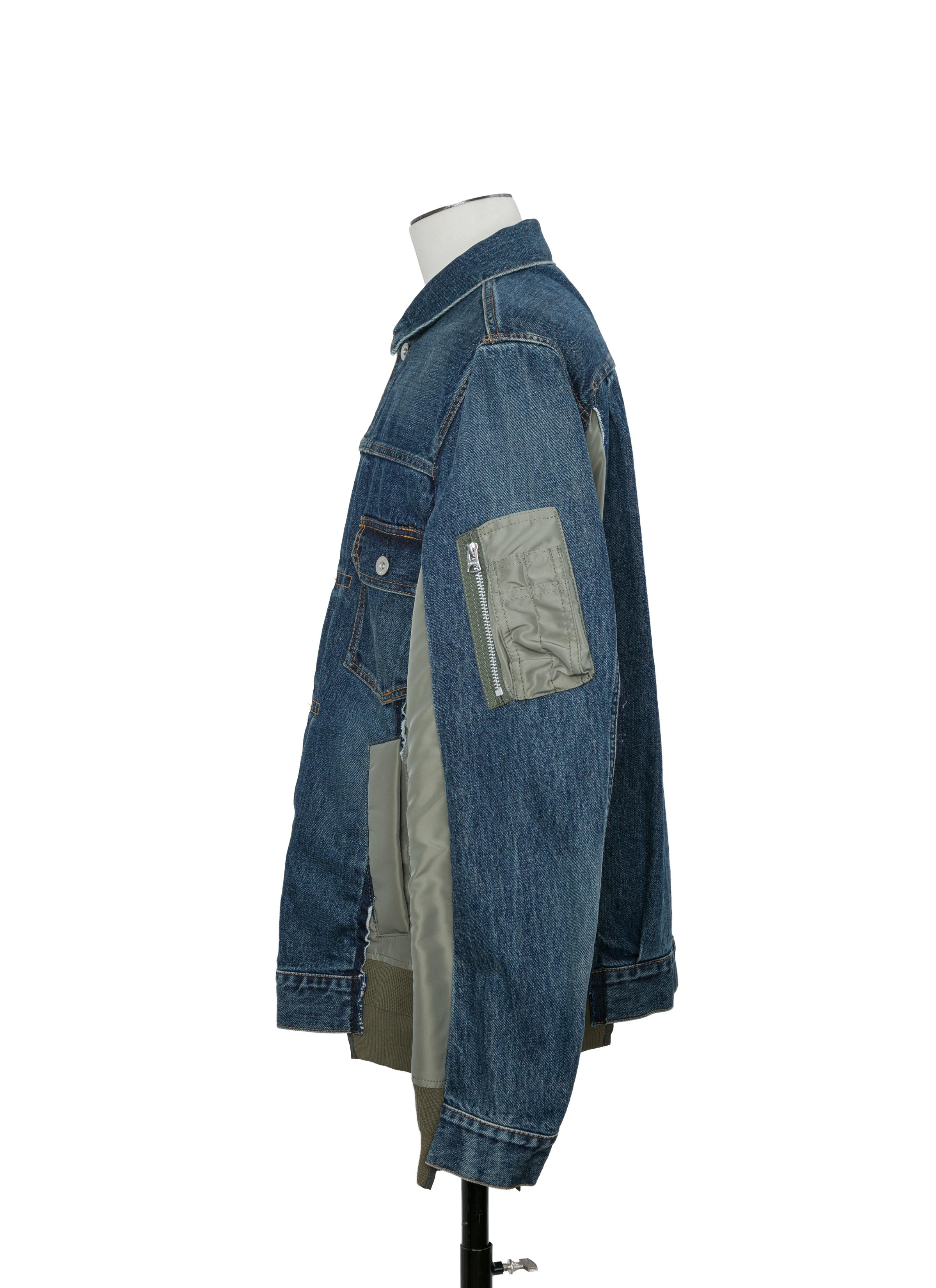 Denim x Nylon Twill Jacket | sacai Official Store サカイ オフィシャル