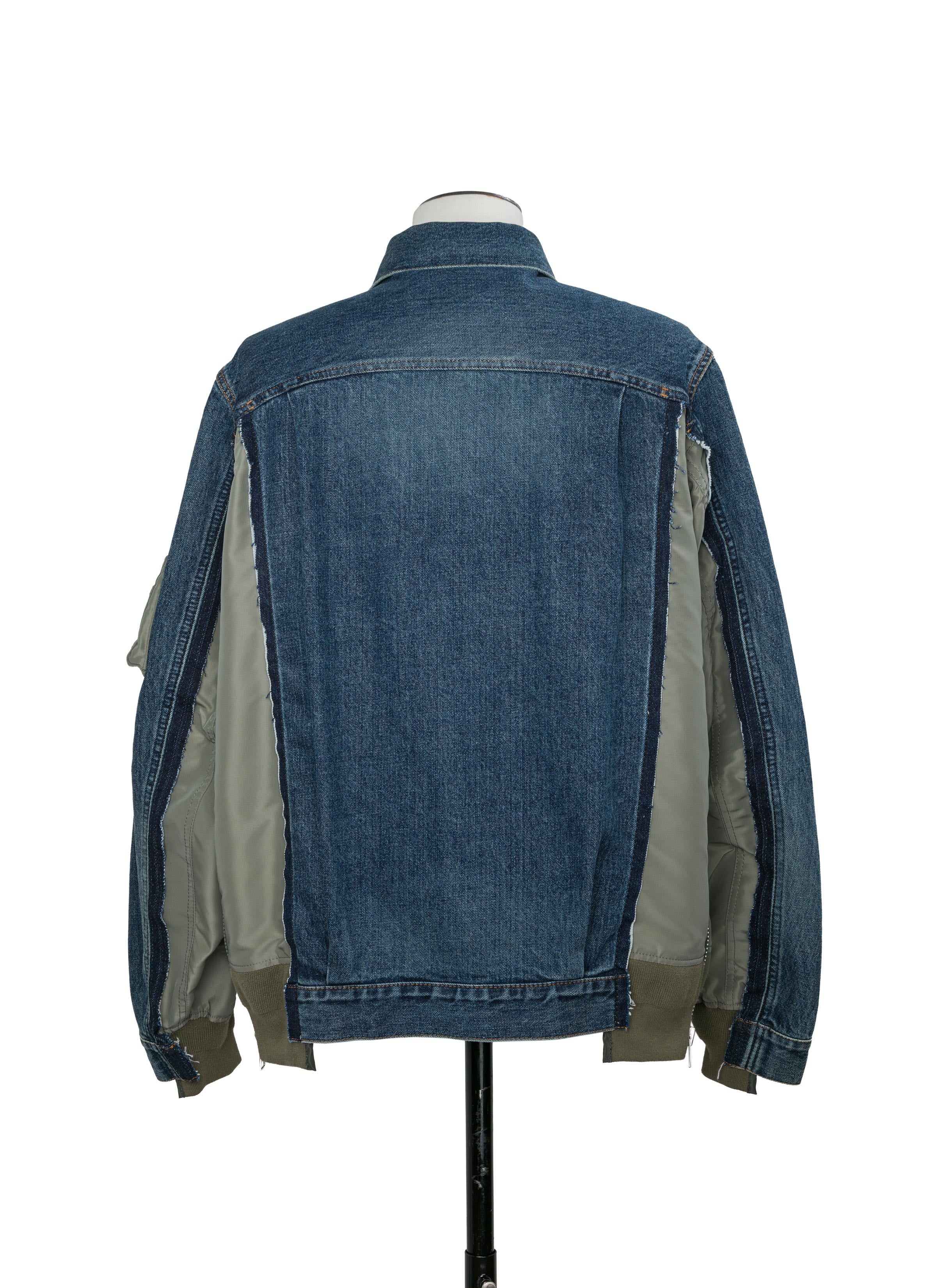 サカイ　Denim Nylon Twill Jacket サイズ２　ＳＣＭ Denim x Nylon Twill Jacket | sacai Official Store サカイ オフィシャル