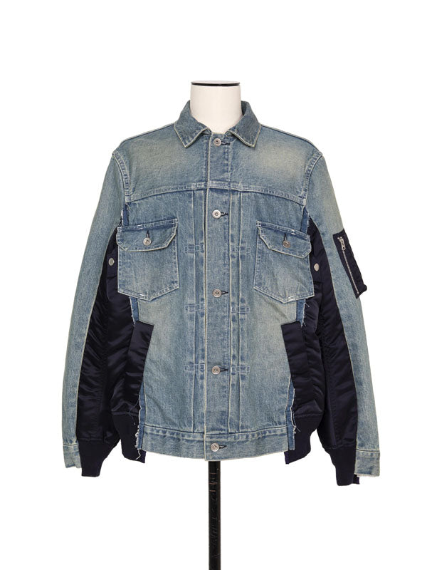 Denim x Nylon Twill Jacket | sacai Official Store サカイ オフィシャル