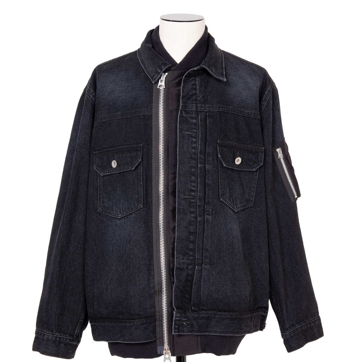 Denim x Nylon Twill Jacket | sacai Official Store サカイ オフィシャル