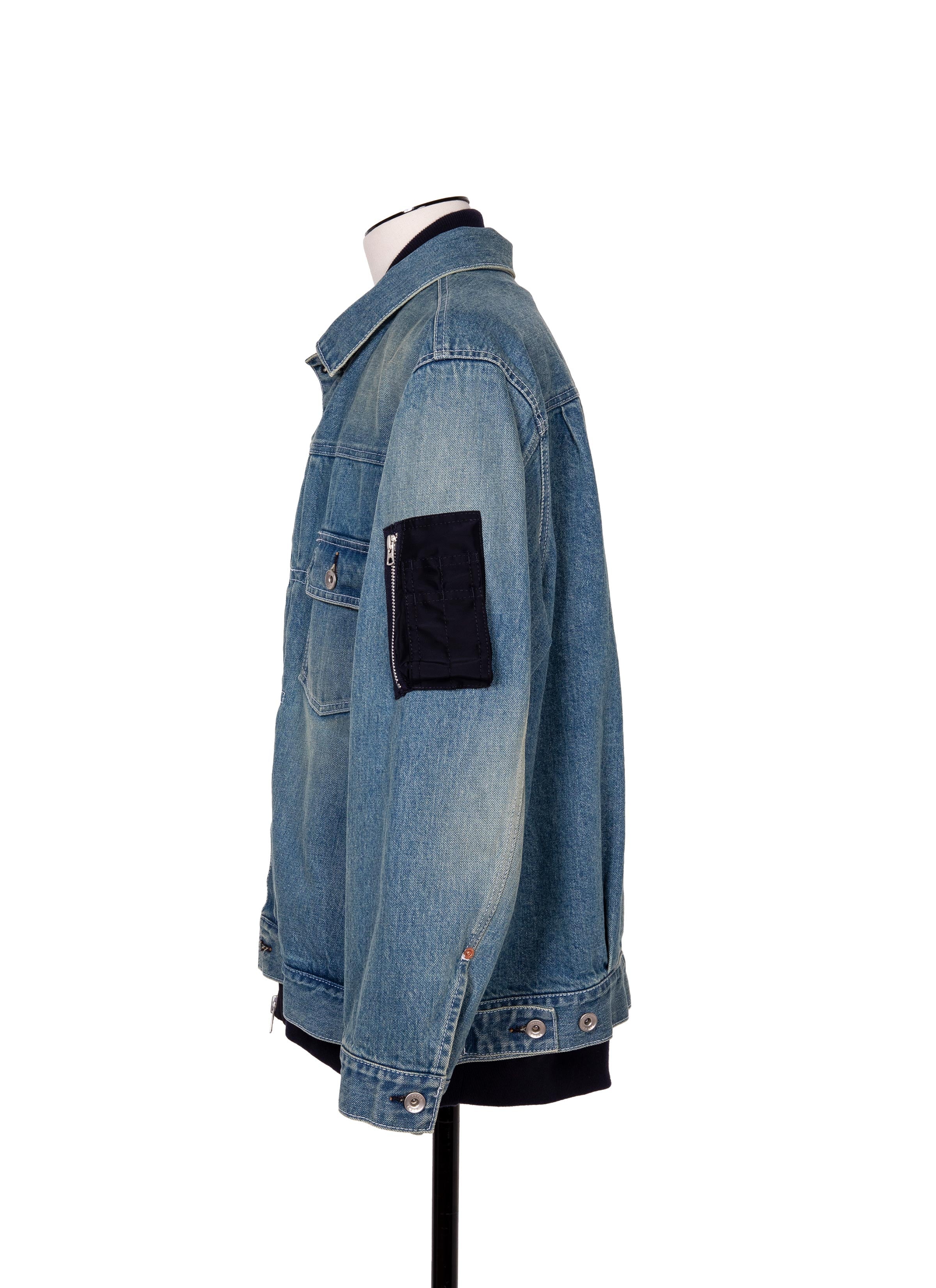 Denim x Nylon Twill Jacket | sacai Official Store サカイ オフィシャル
