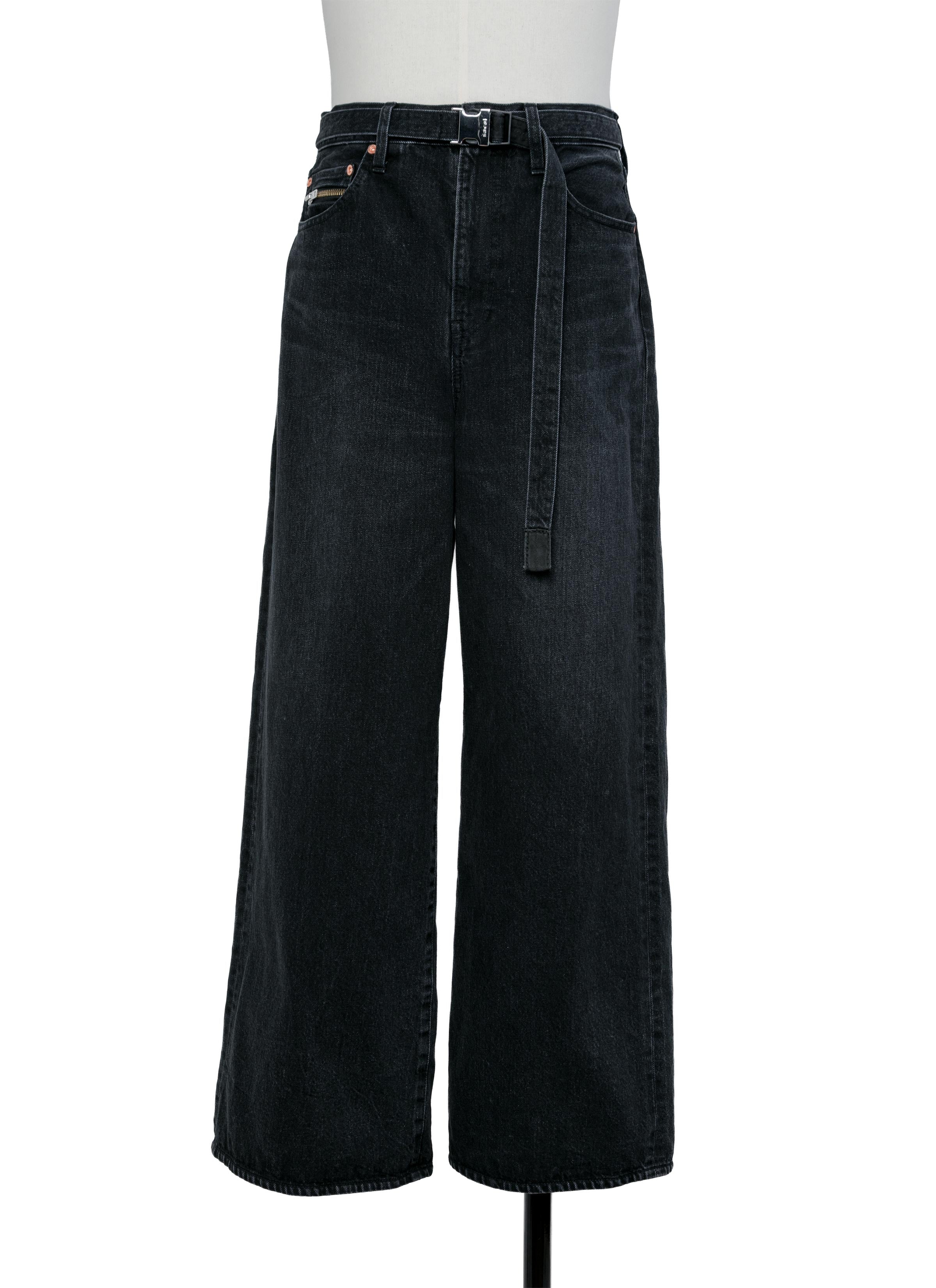 Wide Denim Pants