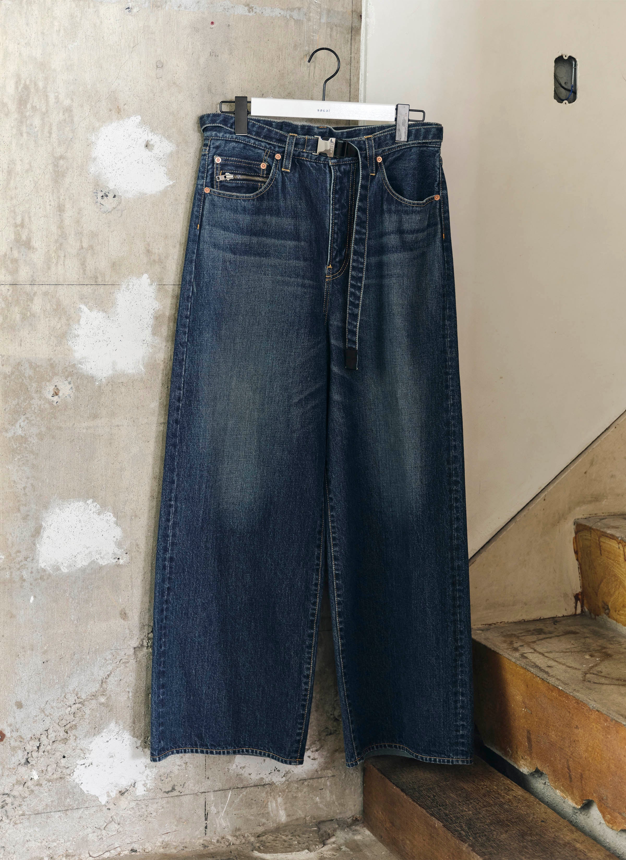 Wide Denim Pants