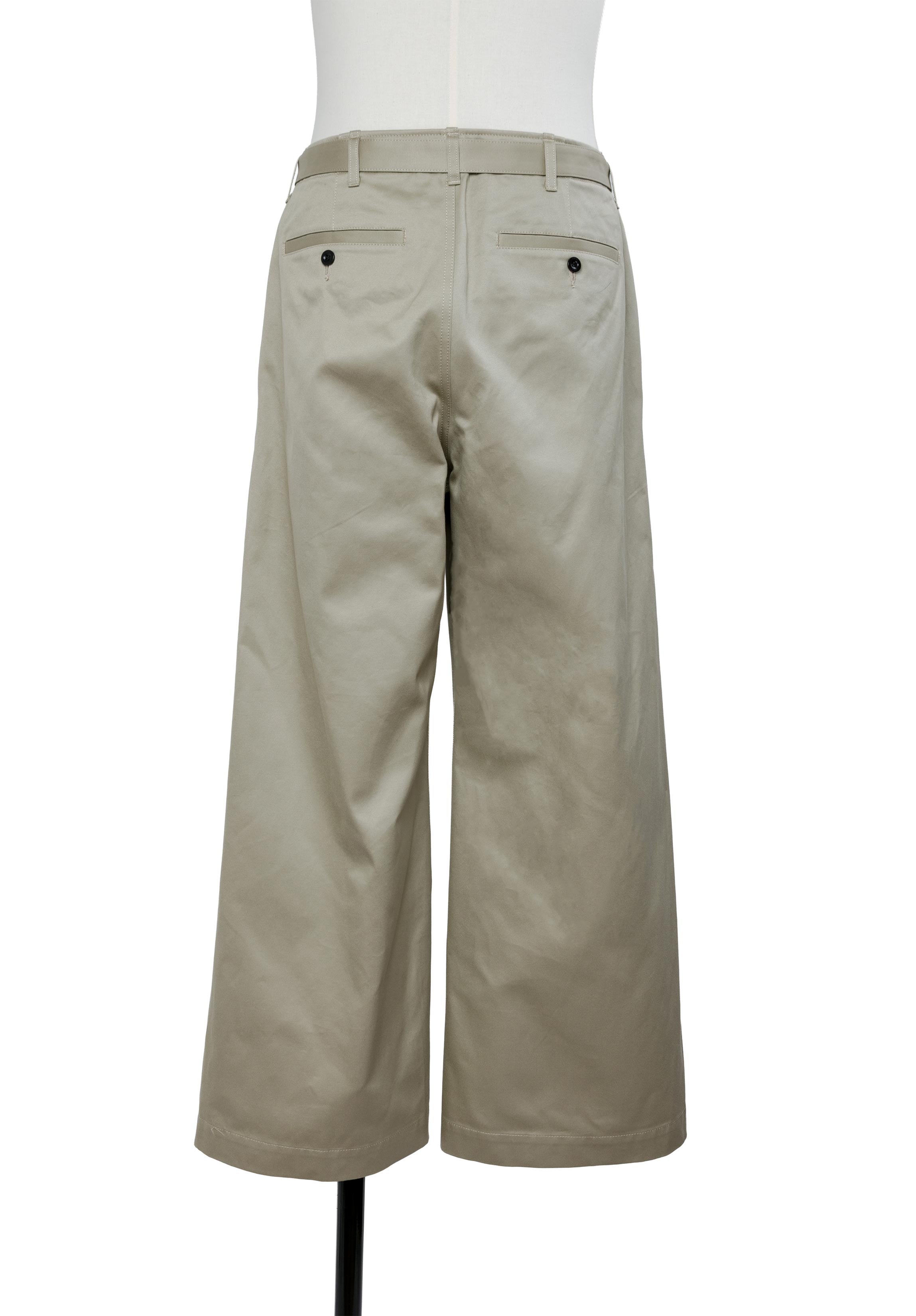 Wide Chino Pants | sacai Official Store サカイ オフィシャル