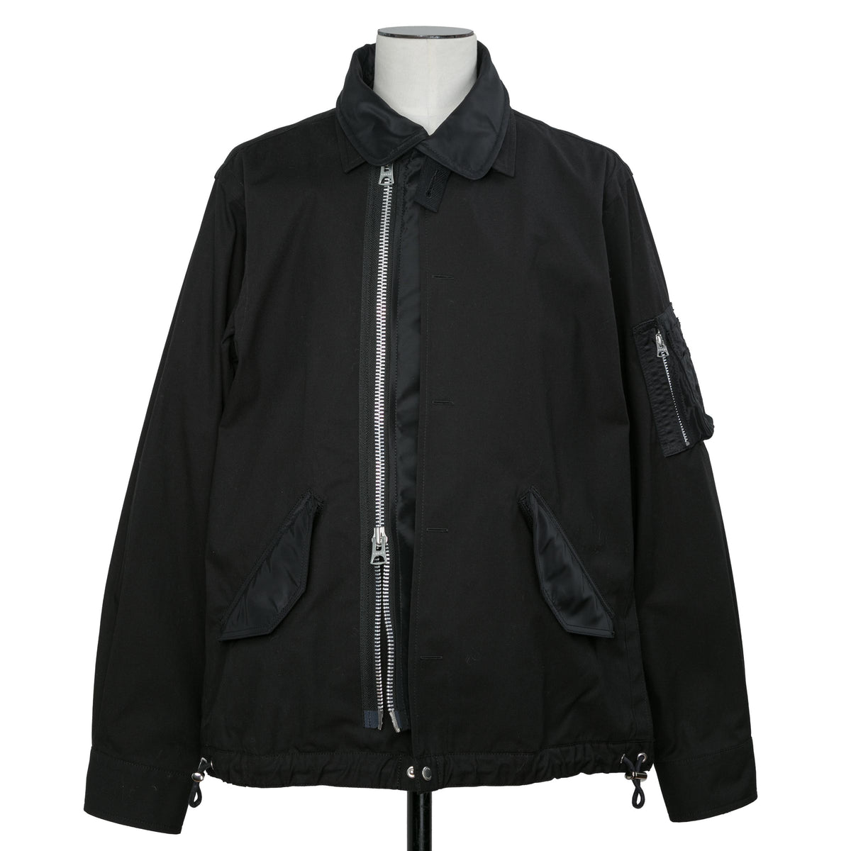 Cotton Nylon Oxford Blouson | sacai Official Store サカイ オフィシャル