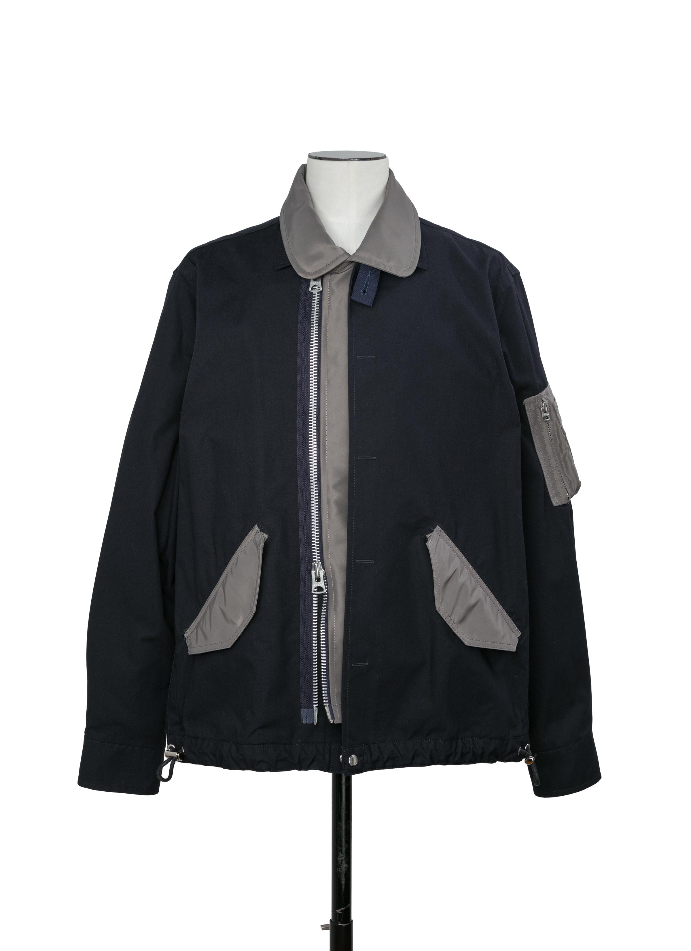 Cotton Nylon Oxford Blouson
