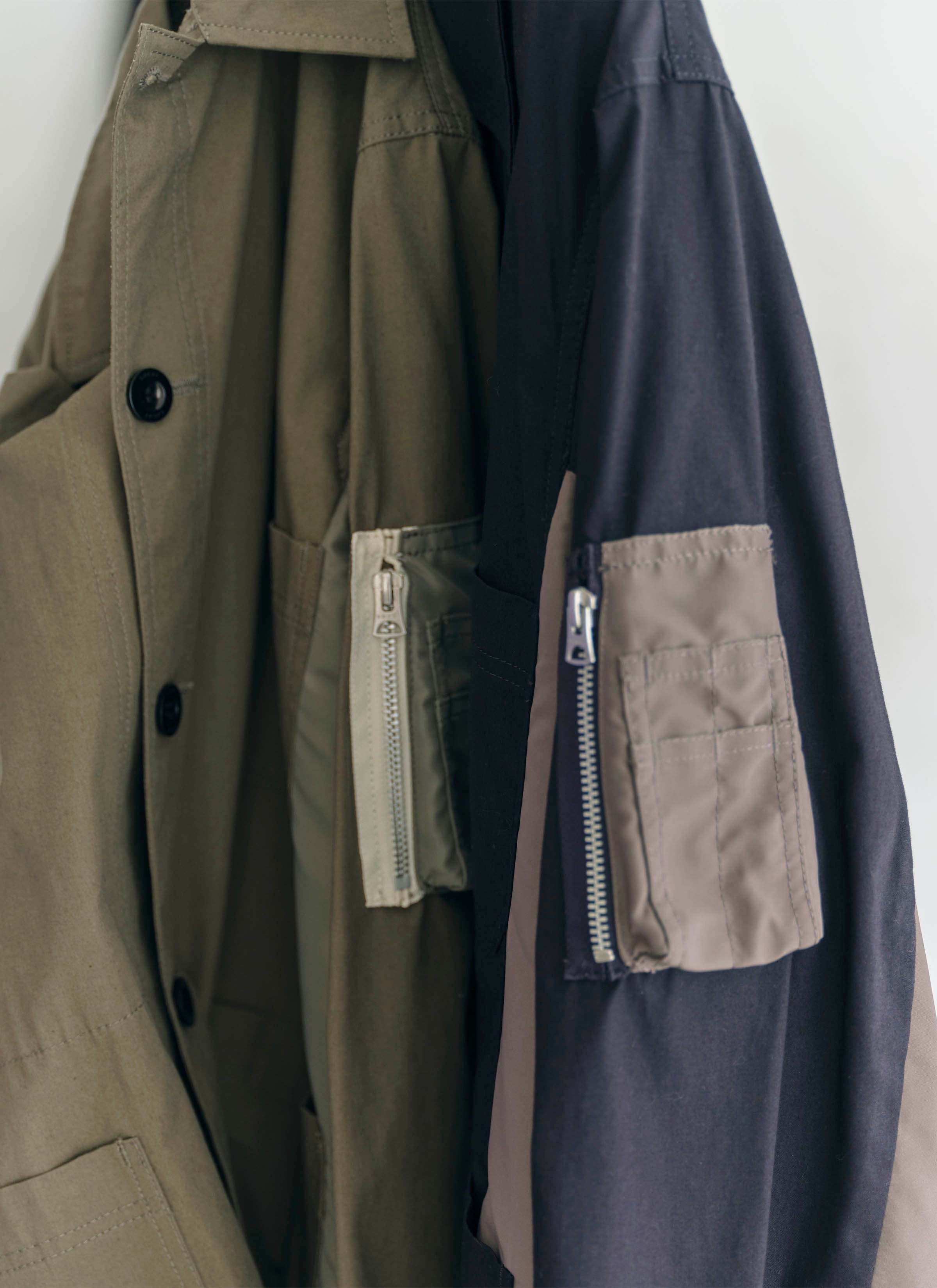 Cotton Nylon Oxford Jacket | sacai Official Store サカイ オフィシャル