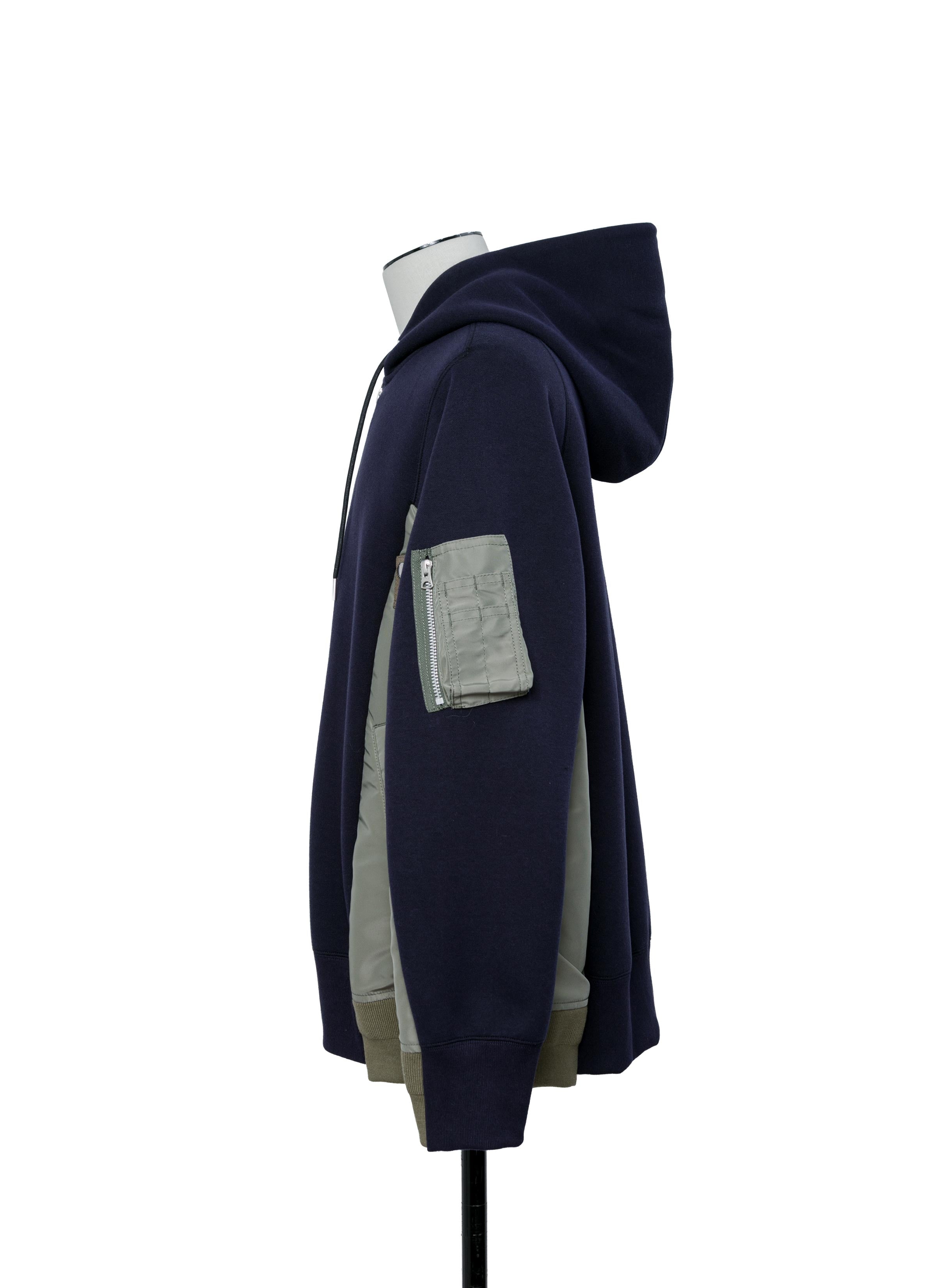 Sponge Sweat x Nylon Twill Hoodie | sacai Official Store サカイ