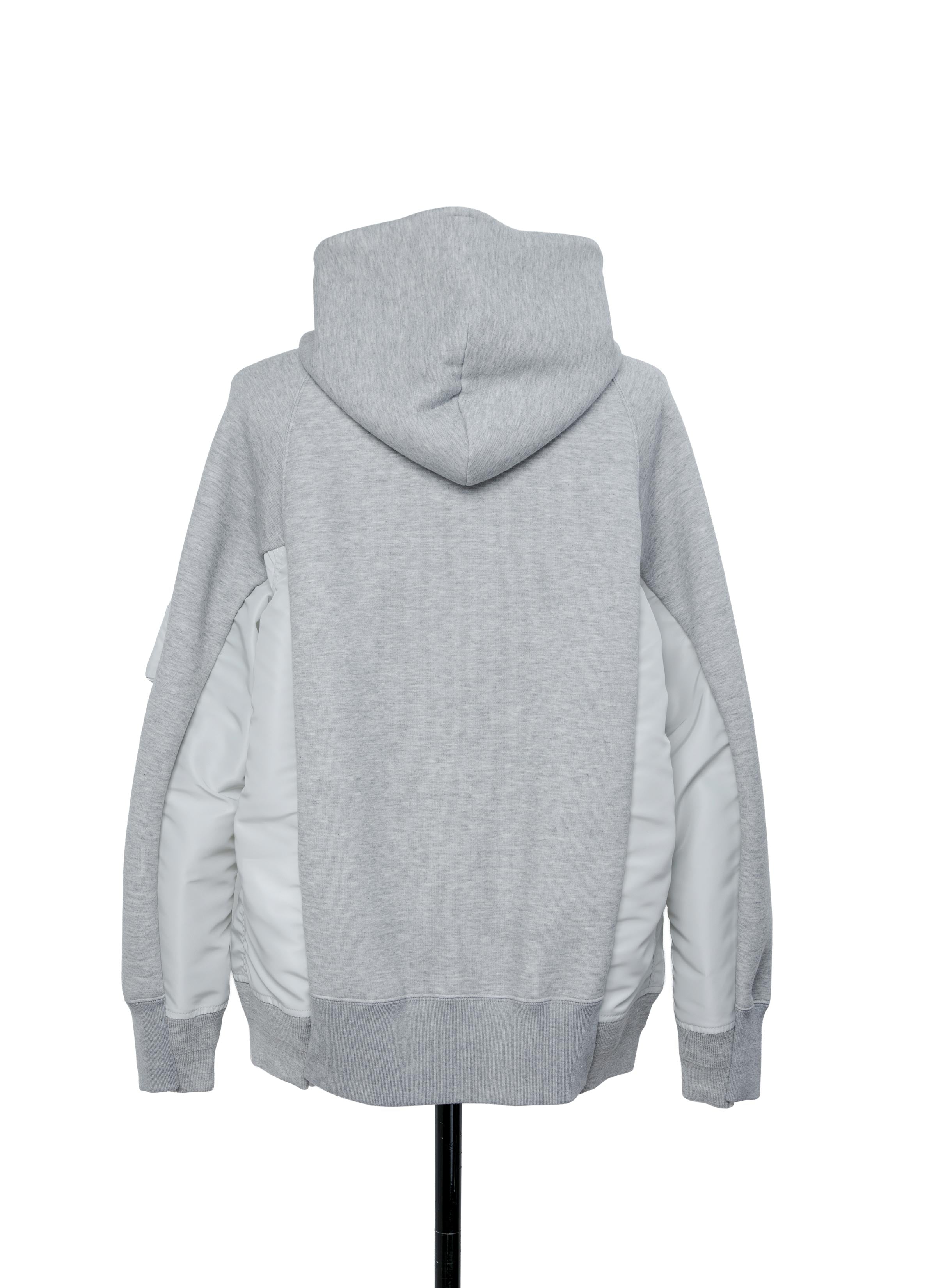 Sponge Sweat x Nylon Twill Hoodie