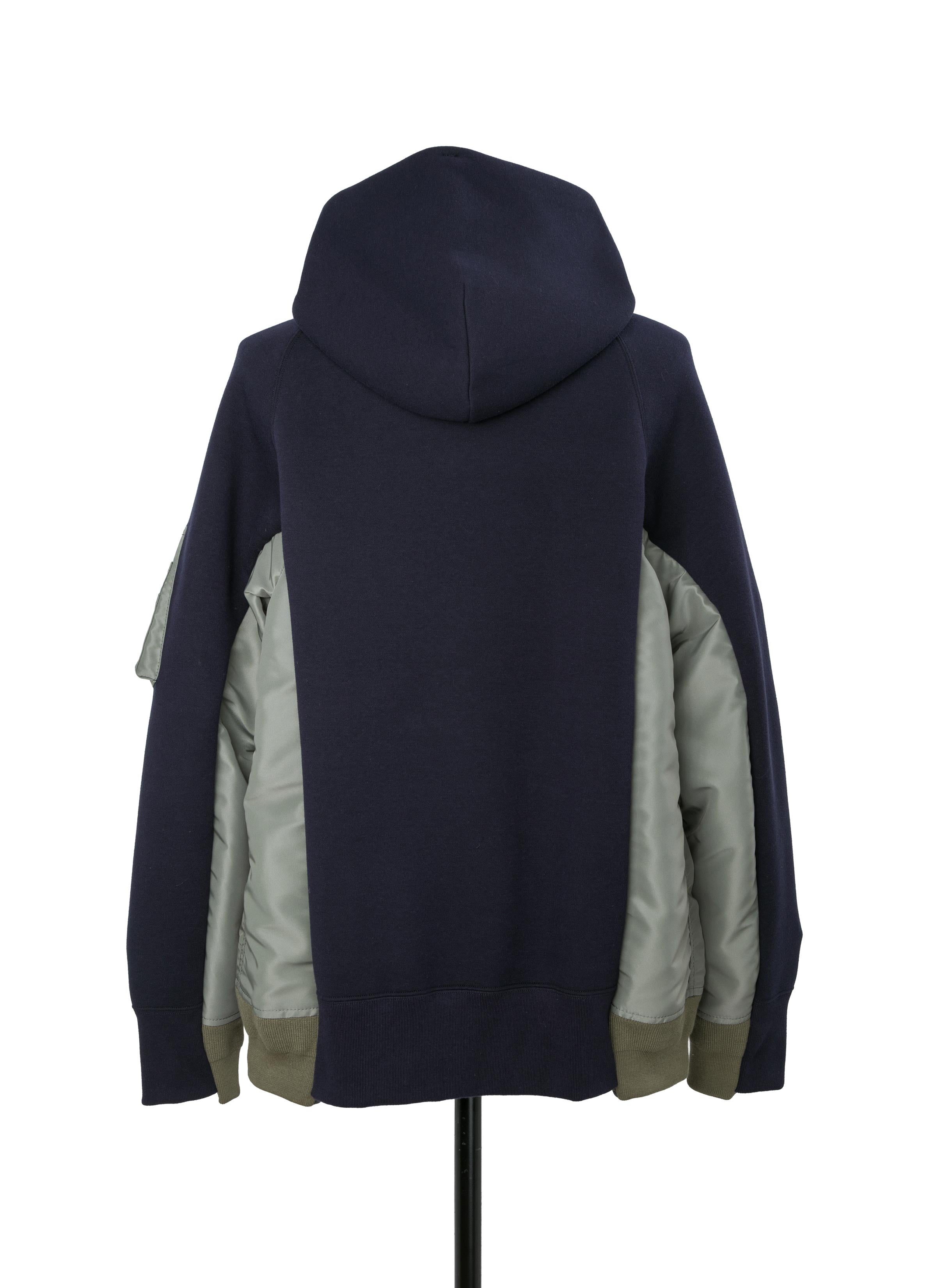 Sponge Sweat x Nylon Twill Hoodie | sacai Official Store サカイ