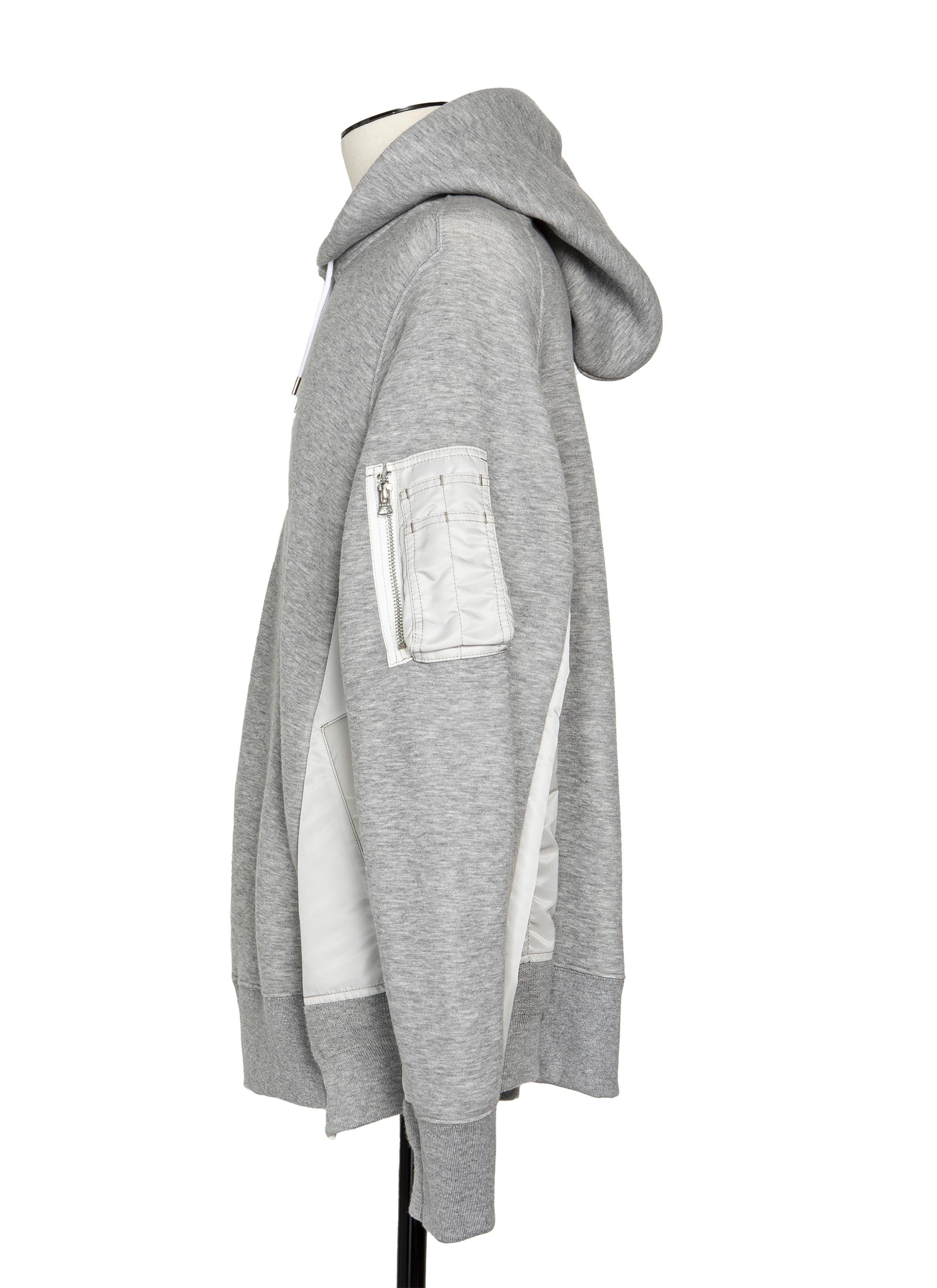 Sponge Sweat x Nylon Twill Hoodie | sacai Official Store サカイ