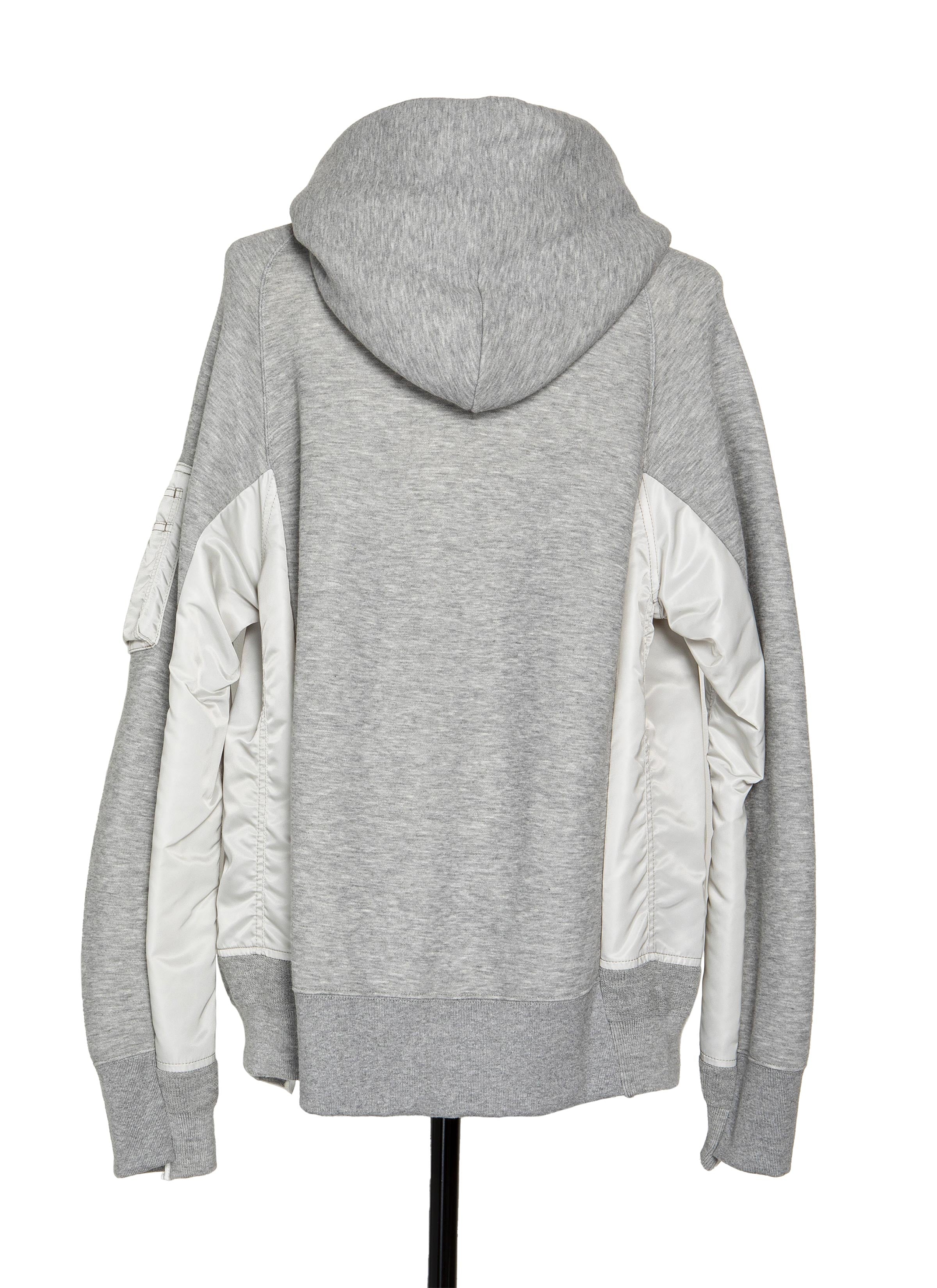 Sponge Sweat x Nylon Twill Hoodie | sacai Official Store サカイ