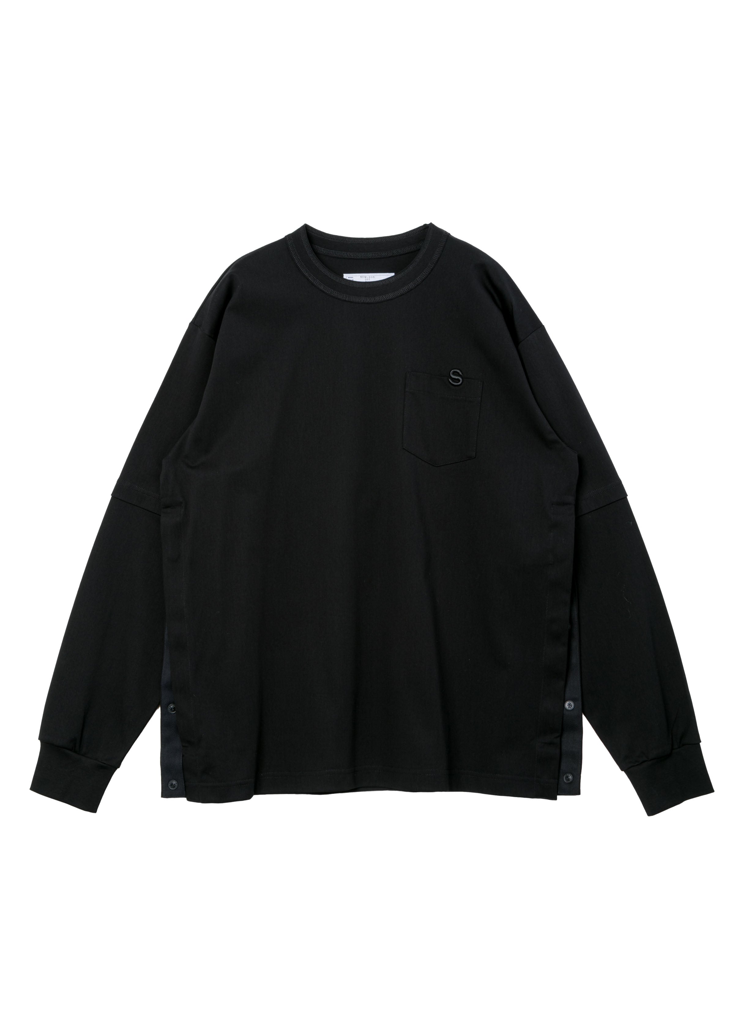 【23SS】美品✨サカイ S Cotton Jersey T-Shirt Sロゴ s Cotton Jersey L/S T-Shirt | sacai Official Store サカイ オフィシャル