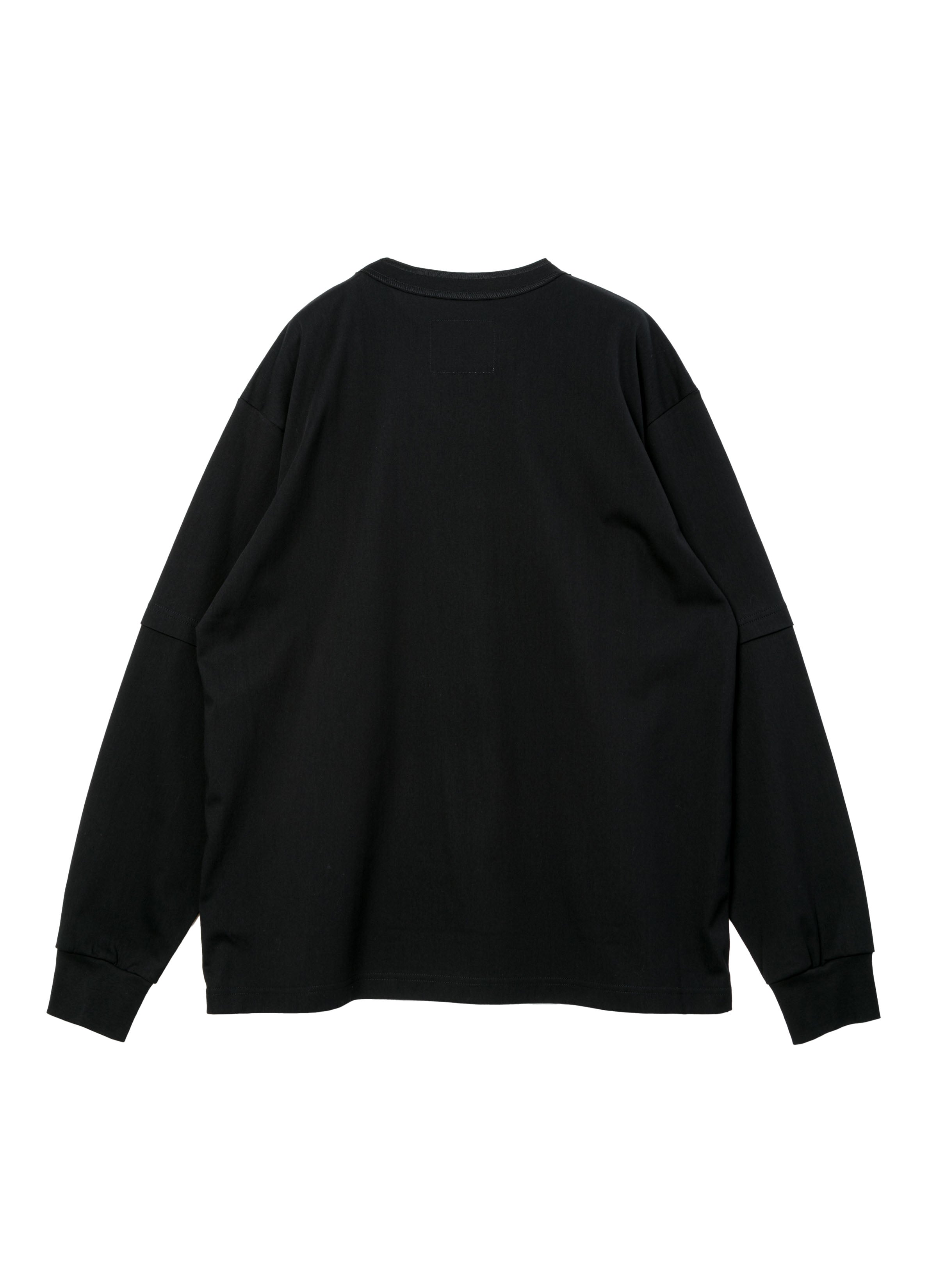 ２点おまとめ⭐︎sacai⭐︎s Cotton Jersey T-Shirt SACAI Pleated paneled cotton-jersey and striped poplin T-shirt
