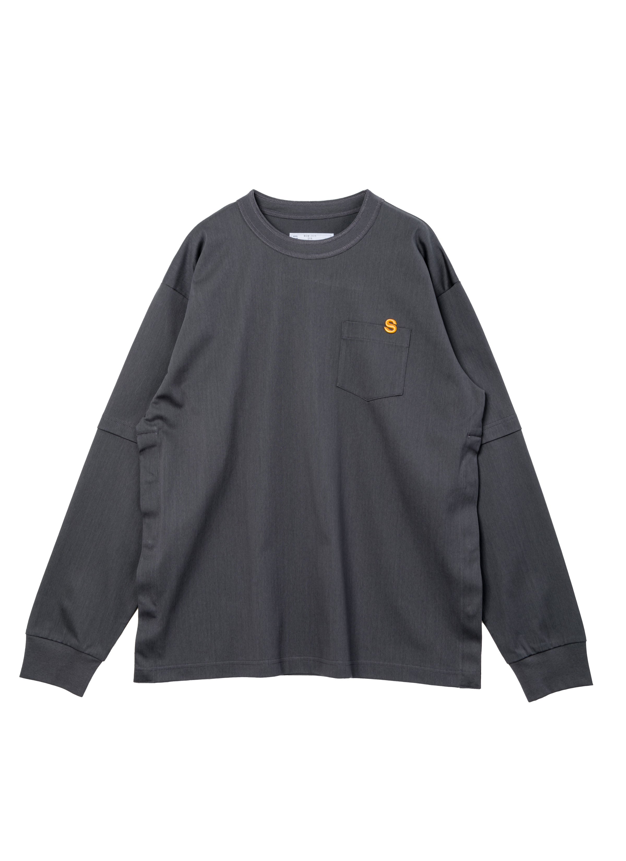 s Cotton Jersey L/S T-Shirt | sacai Official Store サカイ オフィシャル