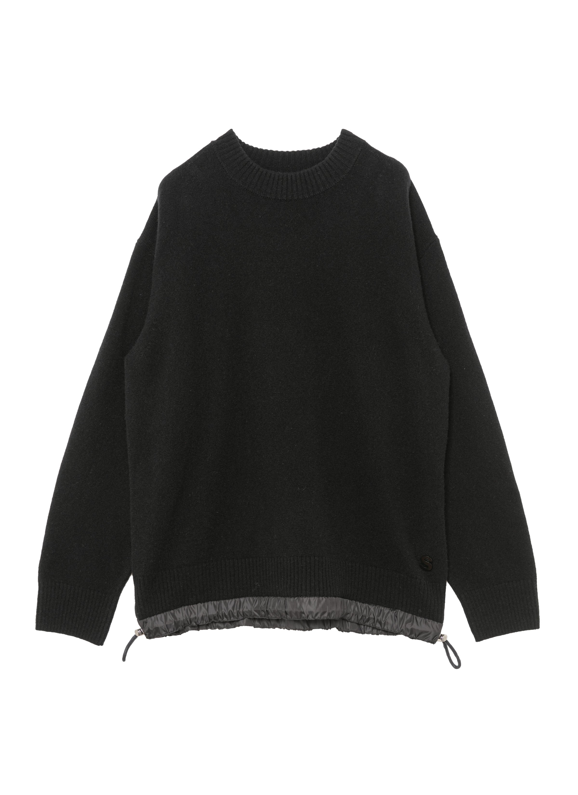 sacai ニット ブラック s Wool Knit Pullover | sacai Official Store サカイ オフィシャル