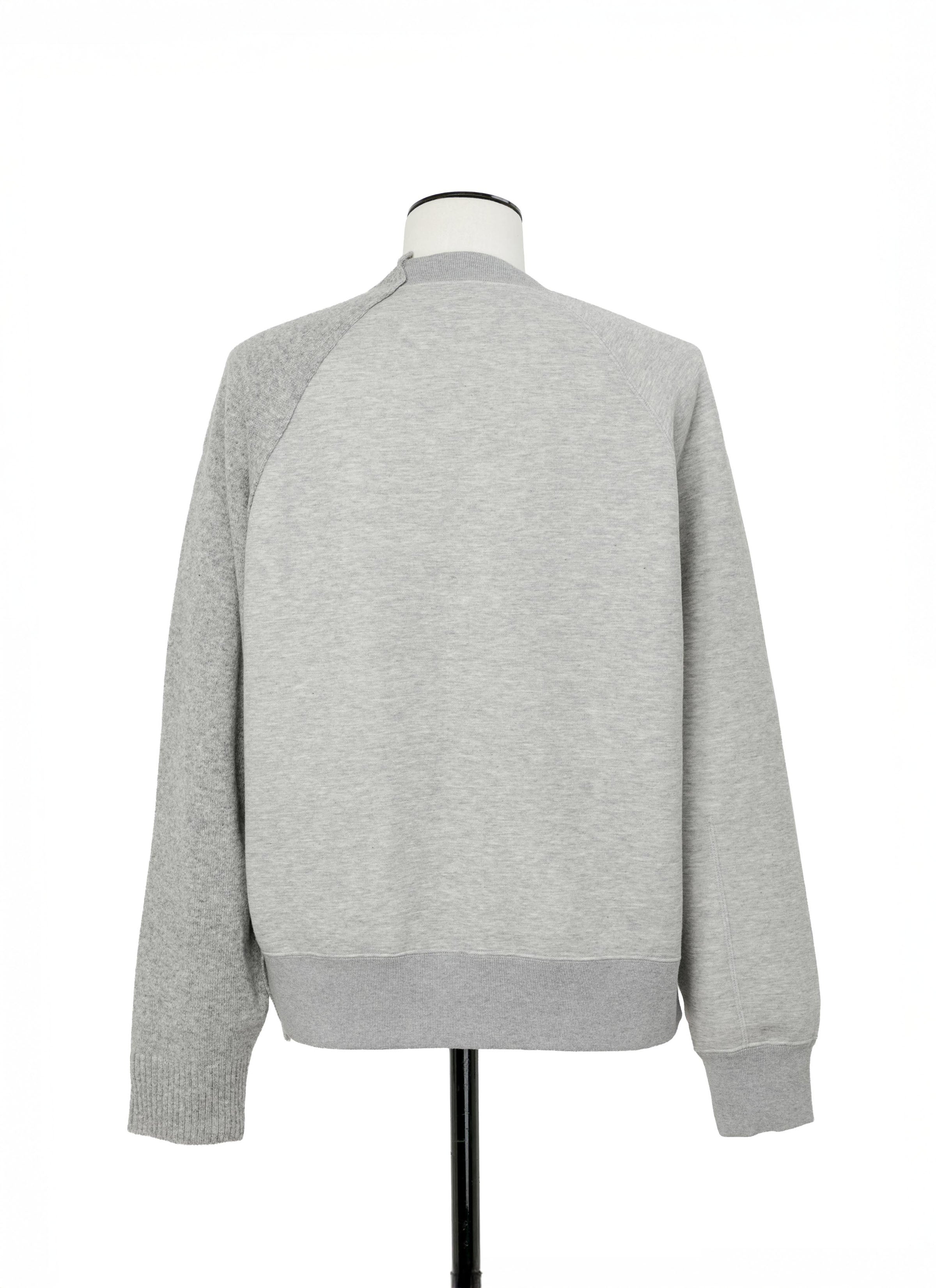 Wool Knit x Sponge Sweat Blouson