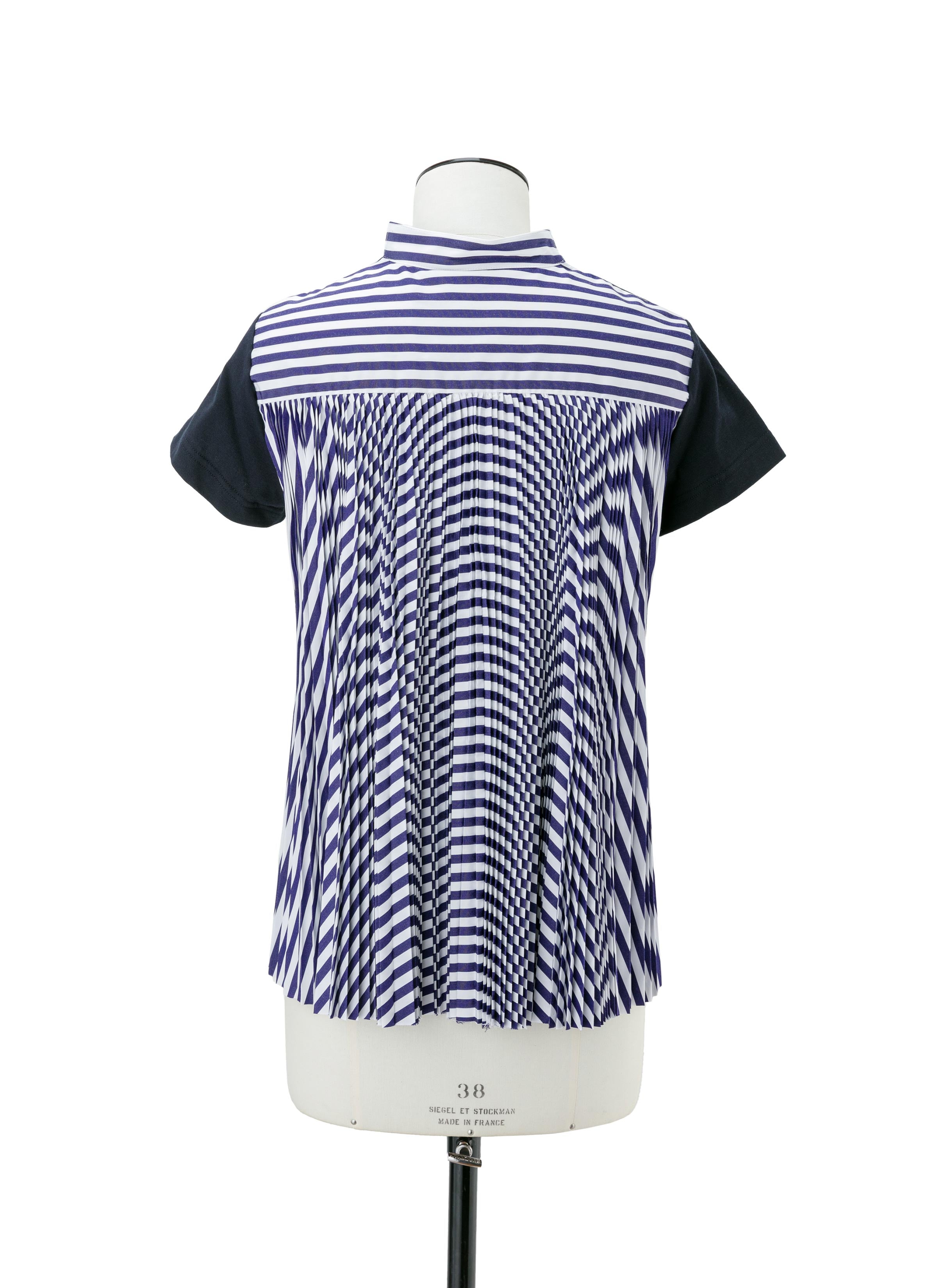 Cotton Poplin x Cotton Jersey T-Shirt