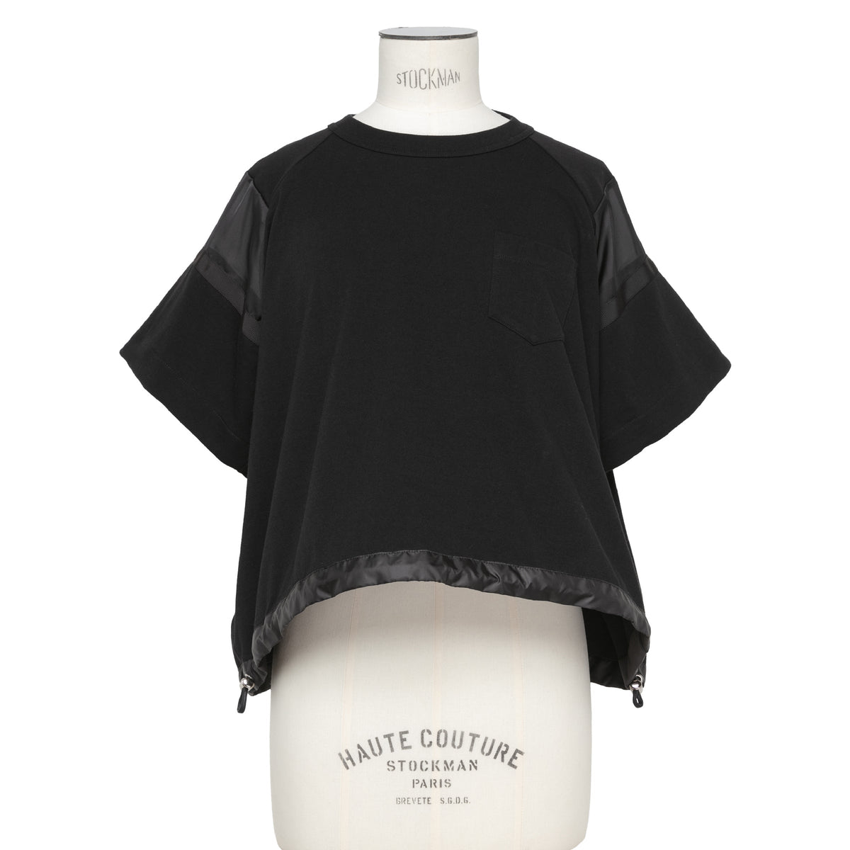 Satin x Cotton Jersey T-Shirt | sacai Official Store サカイ  